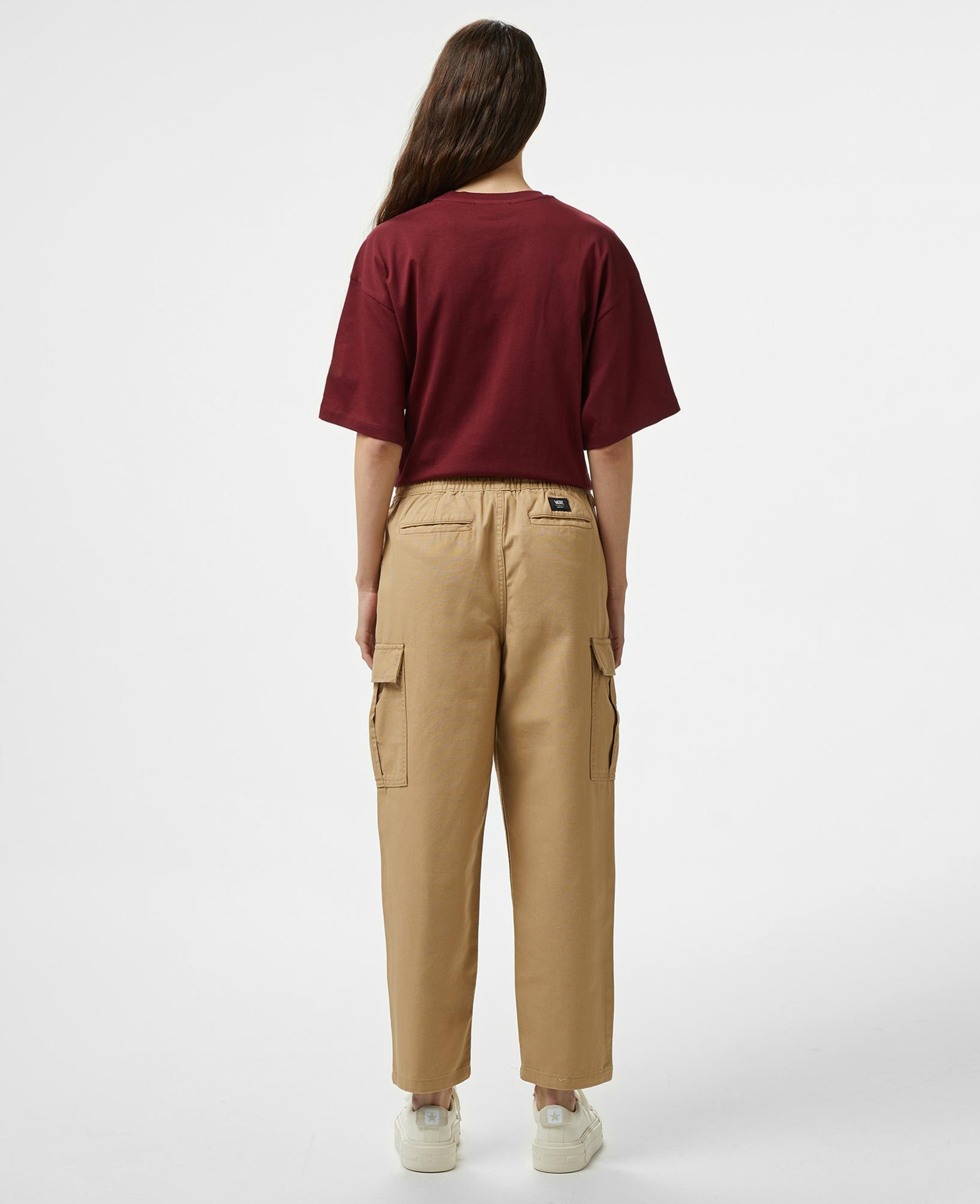 Vans By Range Cargo Baggy Tapered Çocuk Krem Pantolon