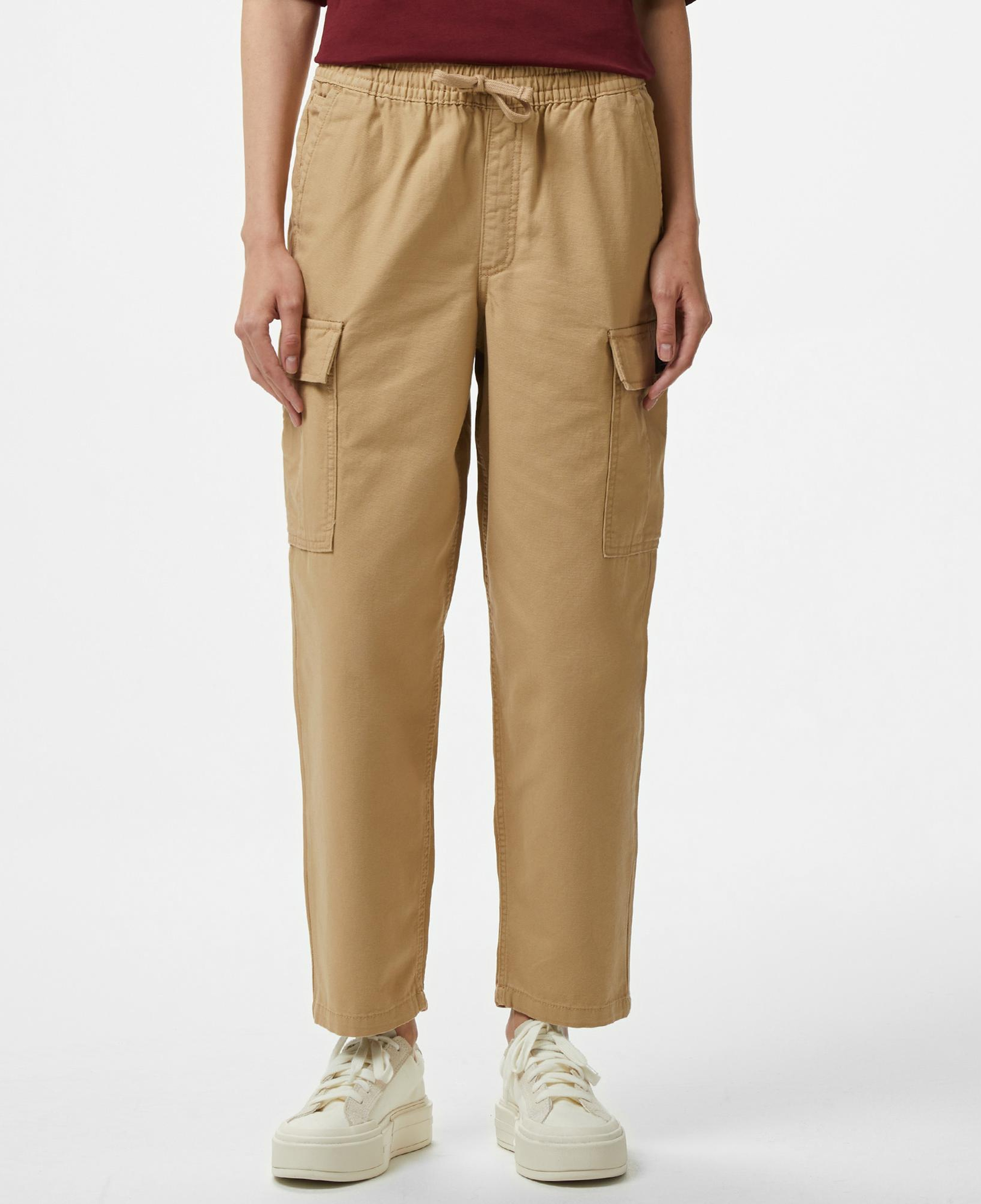 Vans By Range Cargo Baggy Tapered Çocuk Krem Pantolon