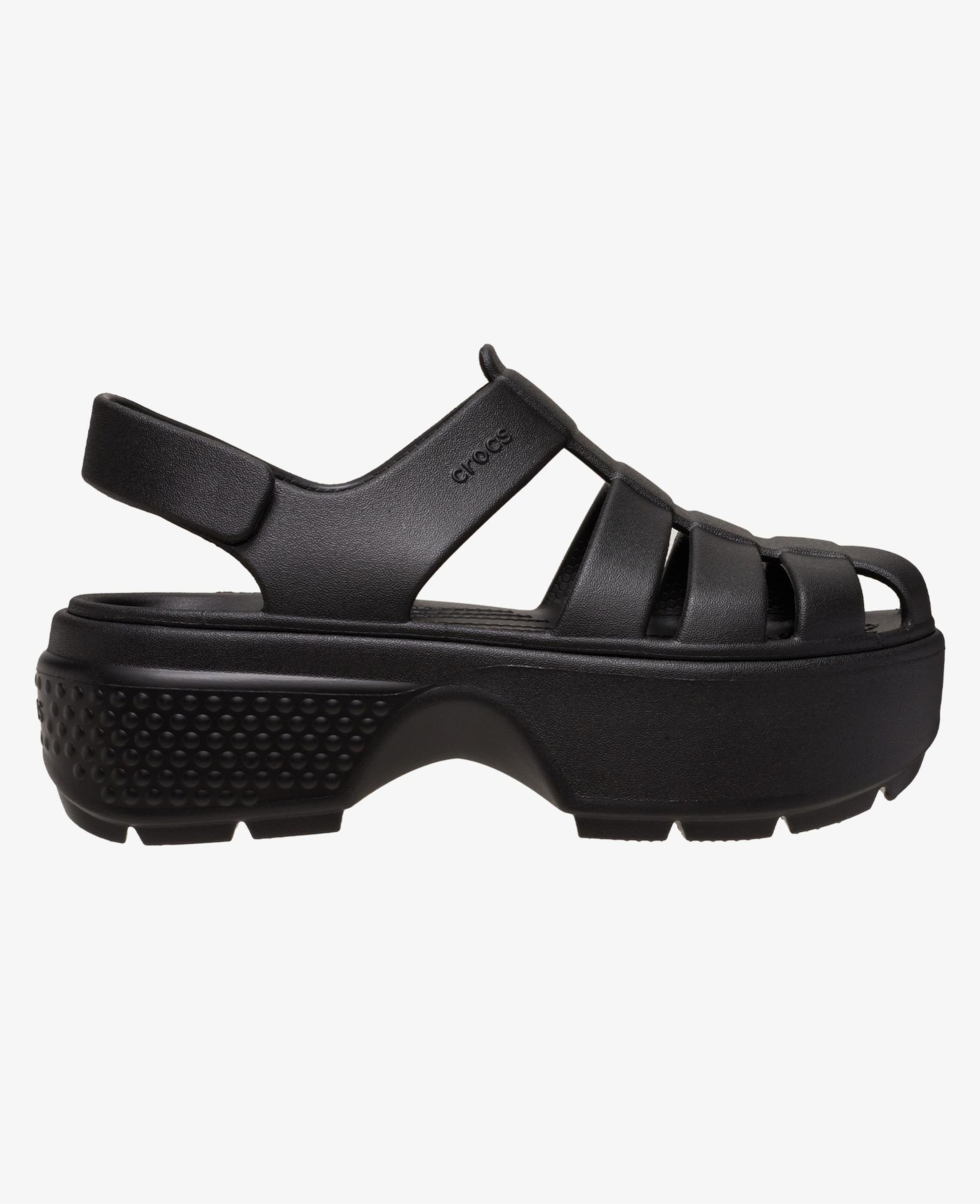 Crocs Stomp Fisherman Kadın Siyah Sandalet