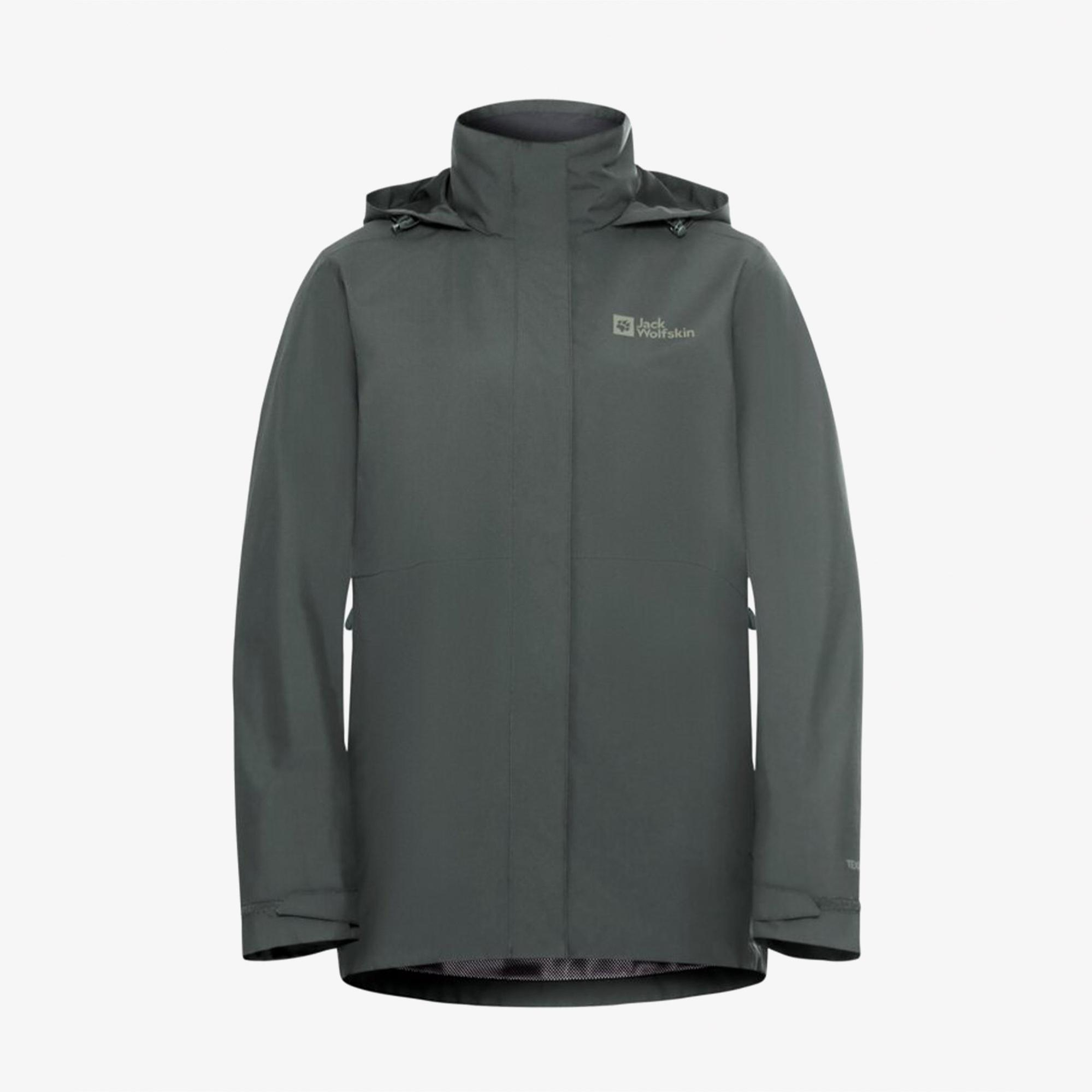 Jack Wolfskin Rotwand 3in1 Kadın Yeşil Ceket