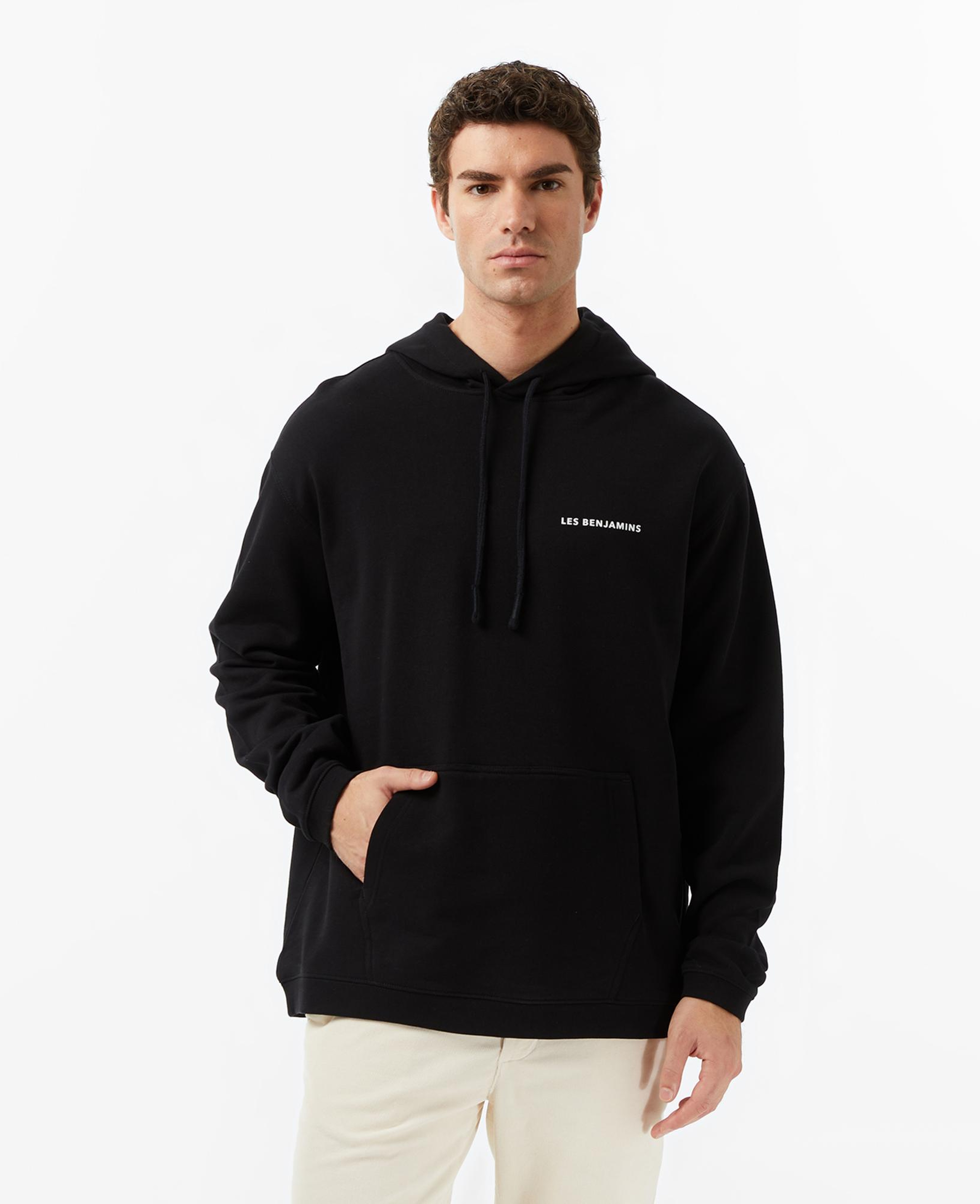 Les Benjamins Erkek Siyah Sweatshirt