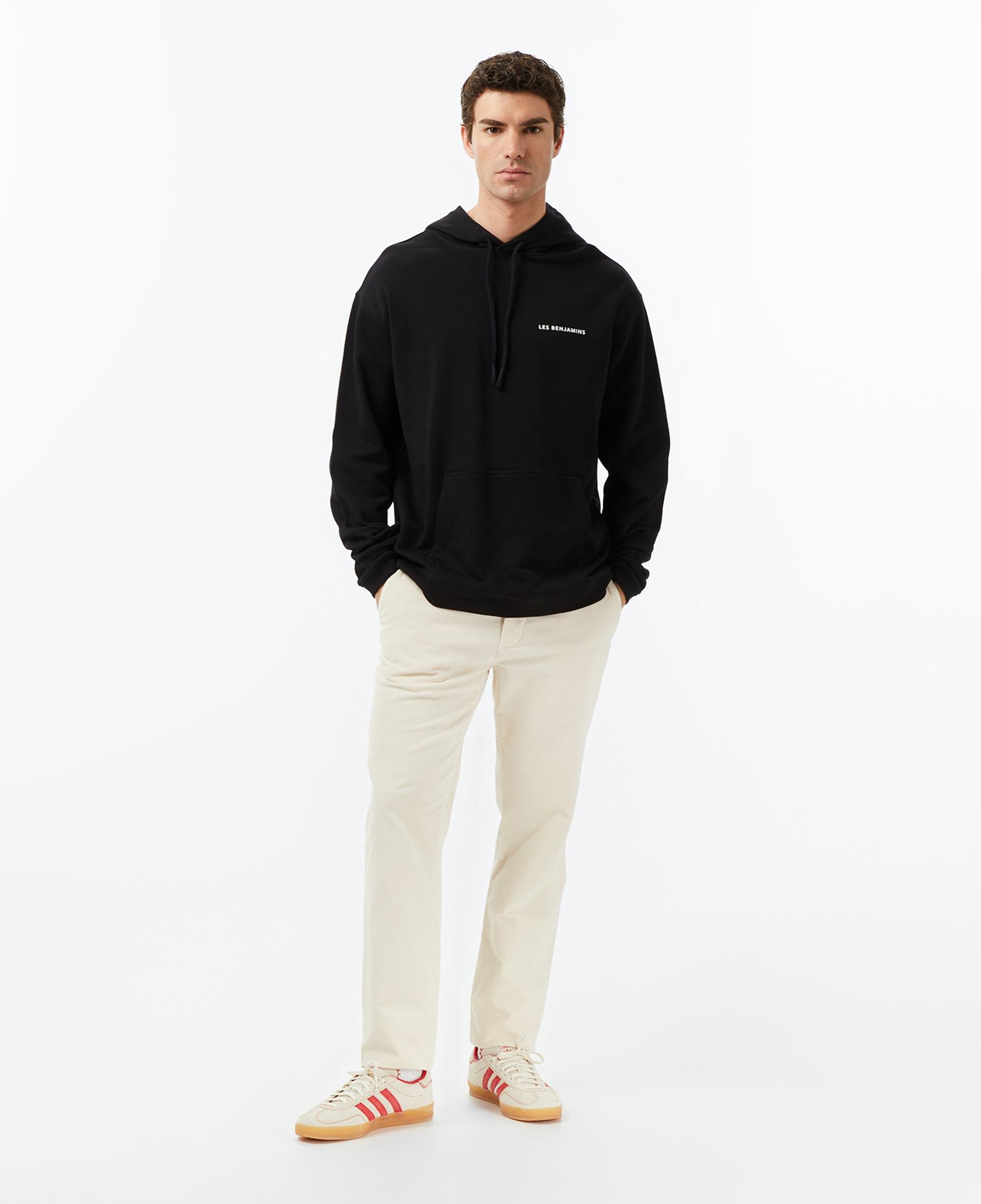 Les Benjamins Erkek Siyah Sweatshirt