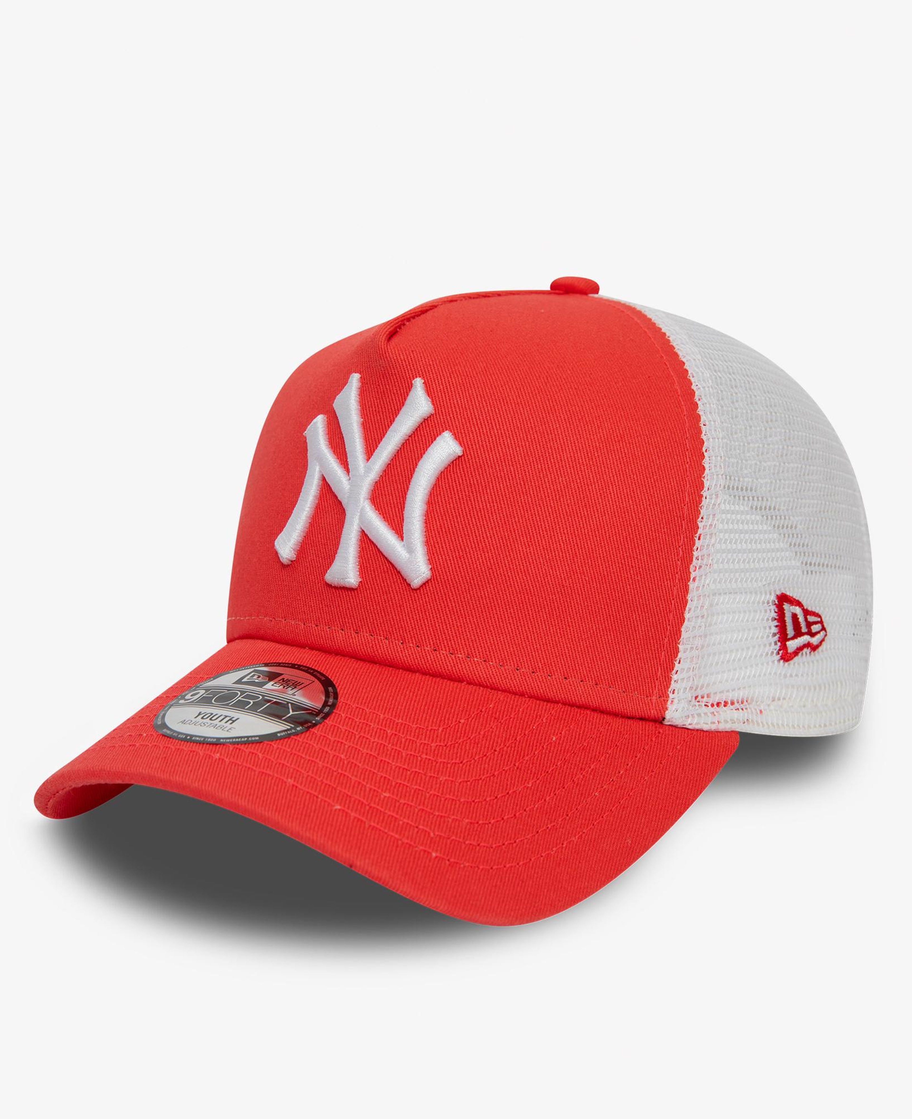 New Era League Essentials Trucker NY Yankees Çocuk Kırmızı Şapka