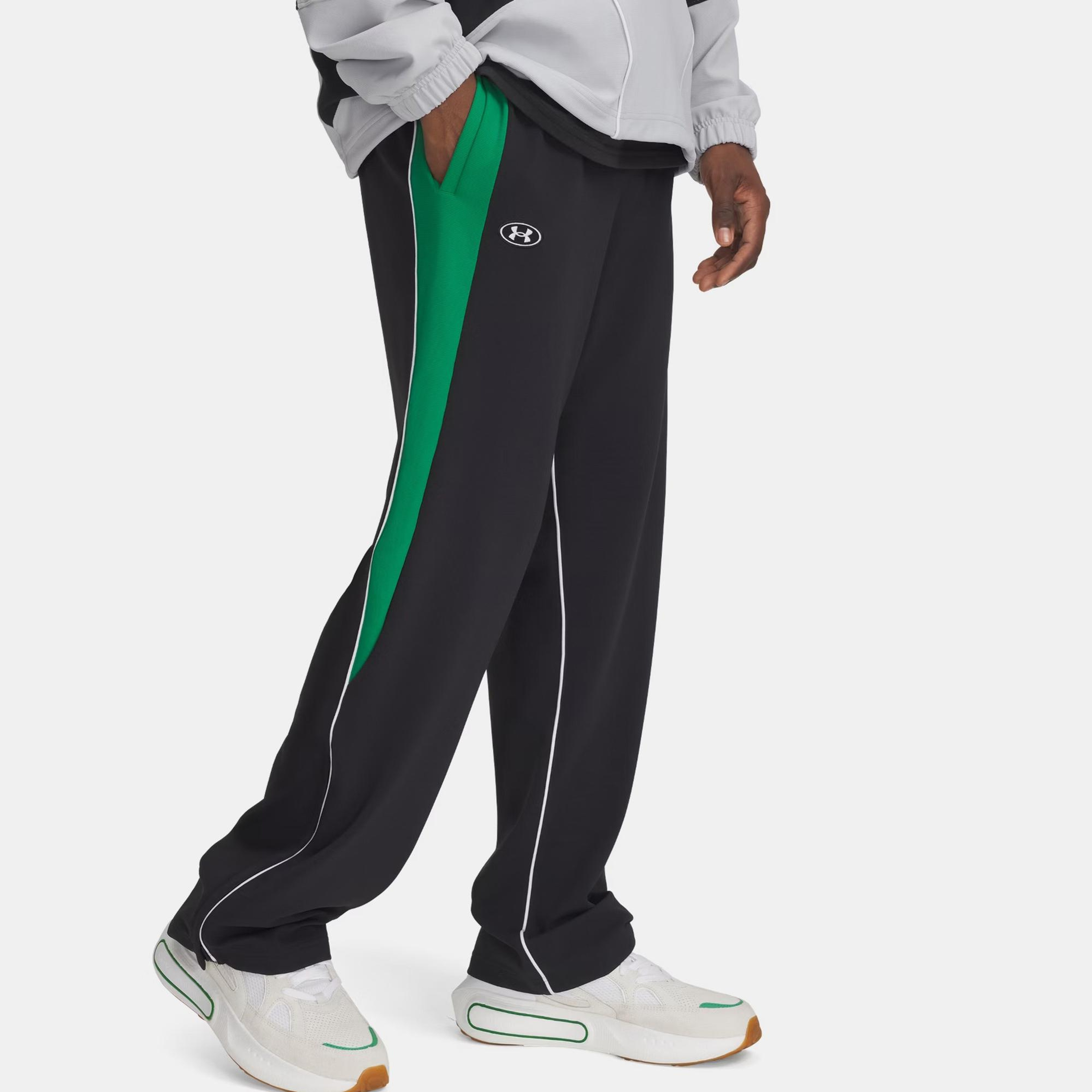 Under Armour Best Tricote Side Stripe Erkek Siyah Eşofman Altı