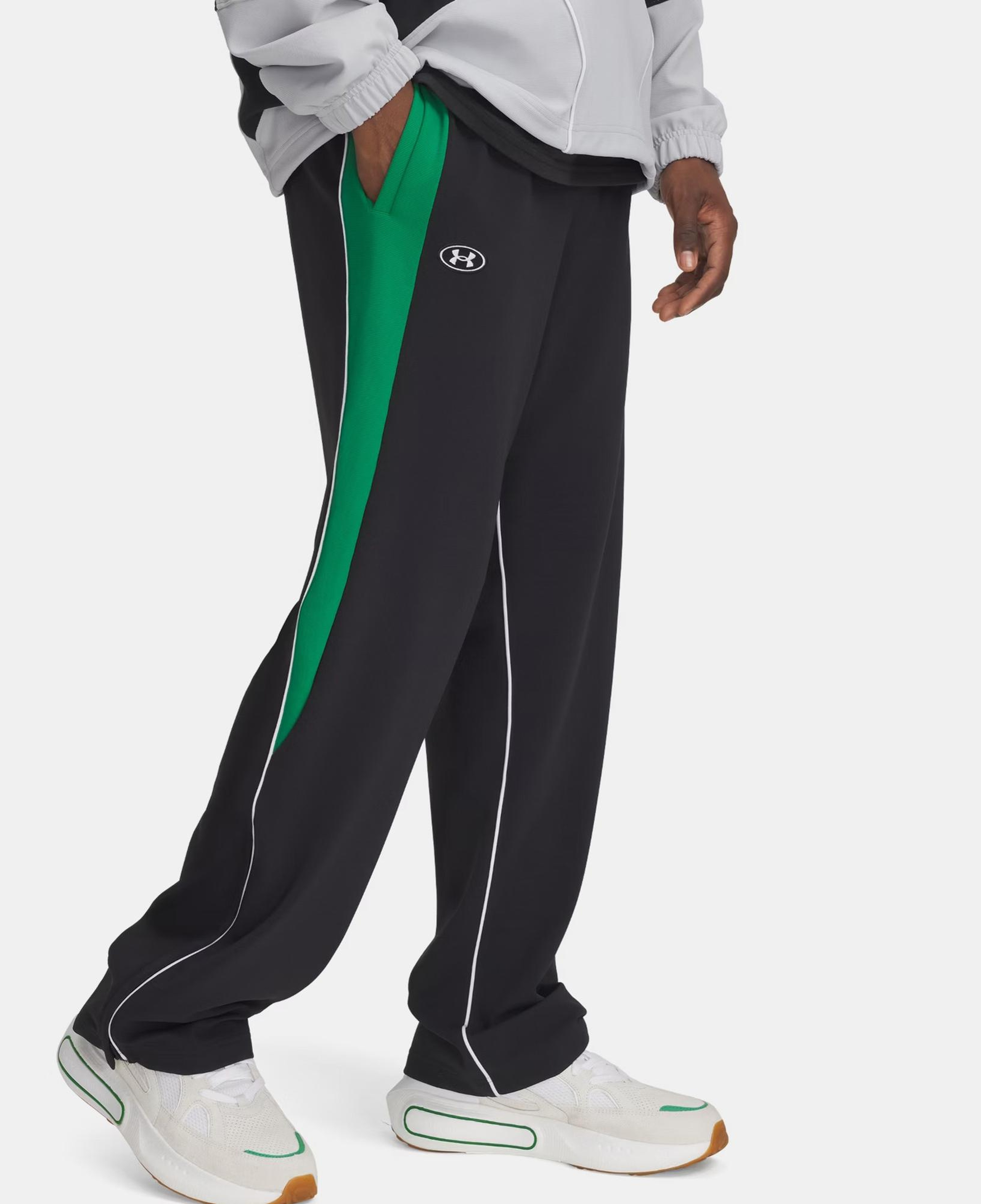 Under Armour Best Tricote Side Stripe Erkek Siyah Eşofman Altı