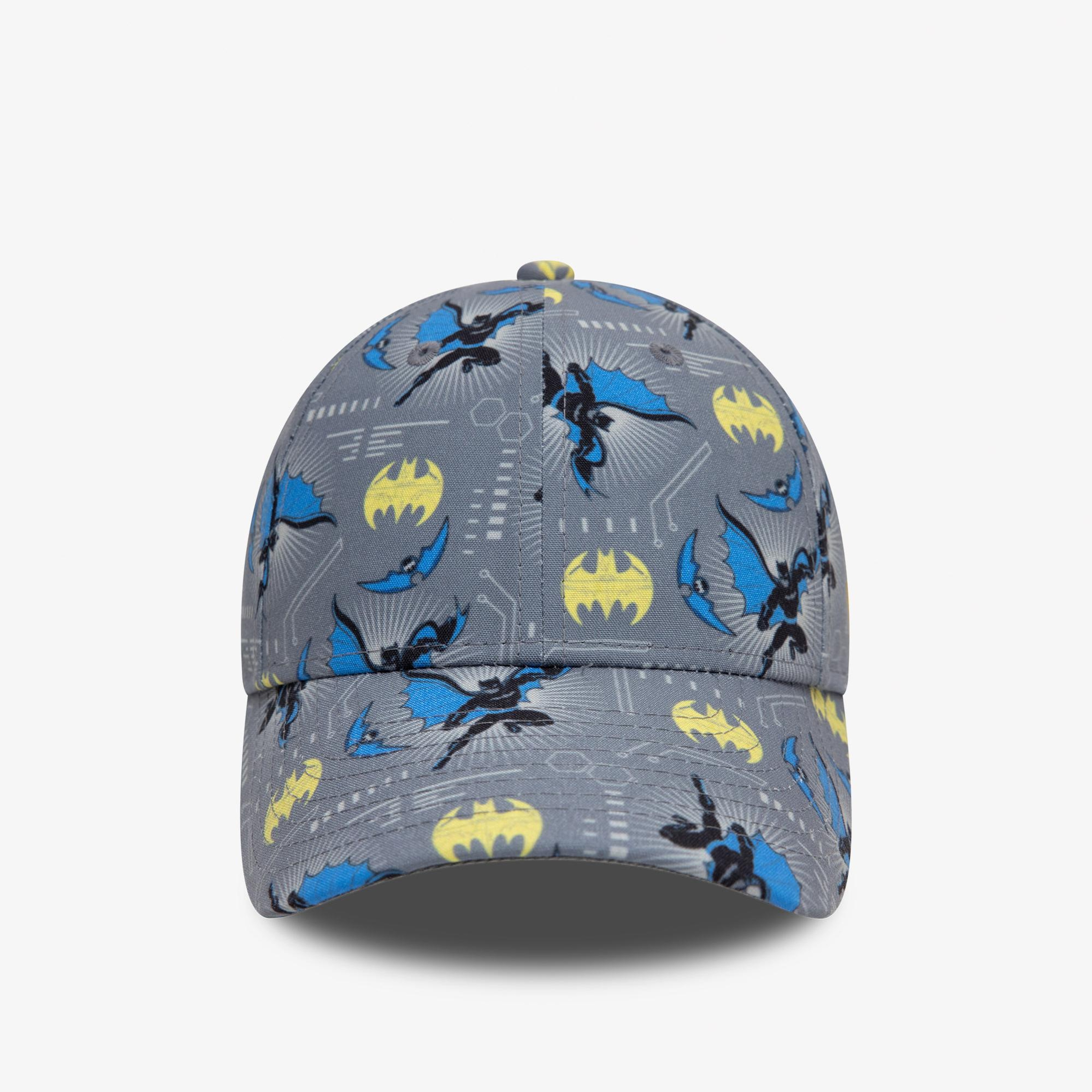 New Era DC Batman All Over Print 9Forty Çocuk Gri Şapka