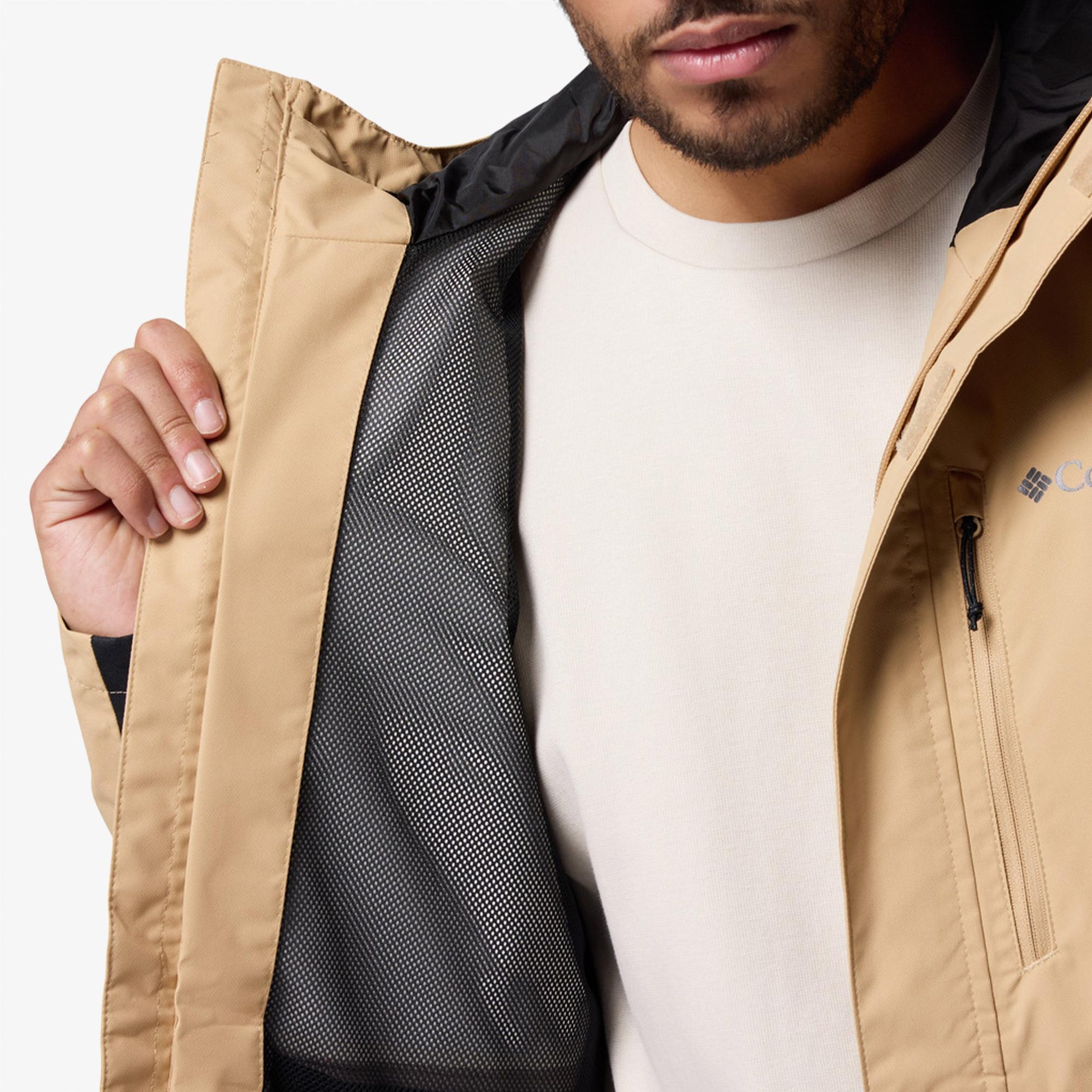 Columbia Bej Hikebound II Erkek Kahverengi Yağmurluk