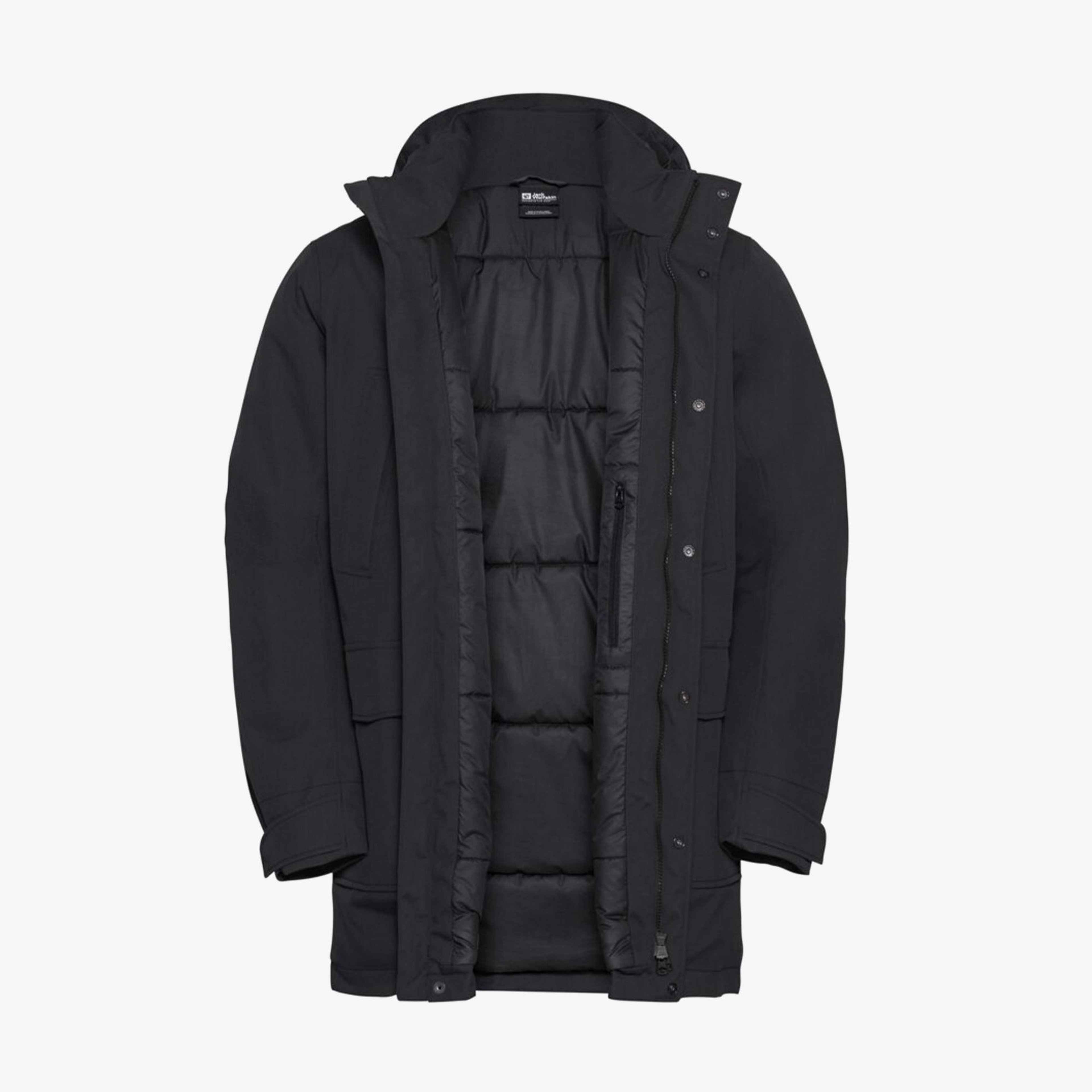 Jack Wolfskin Canyon Shield Erkek Siyah Ceket