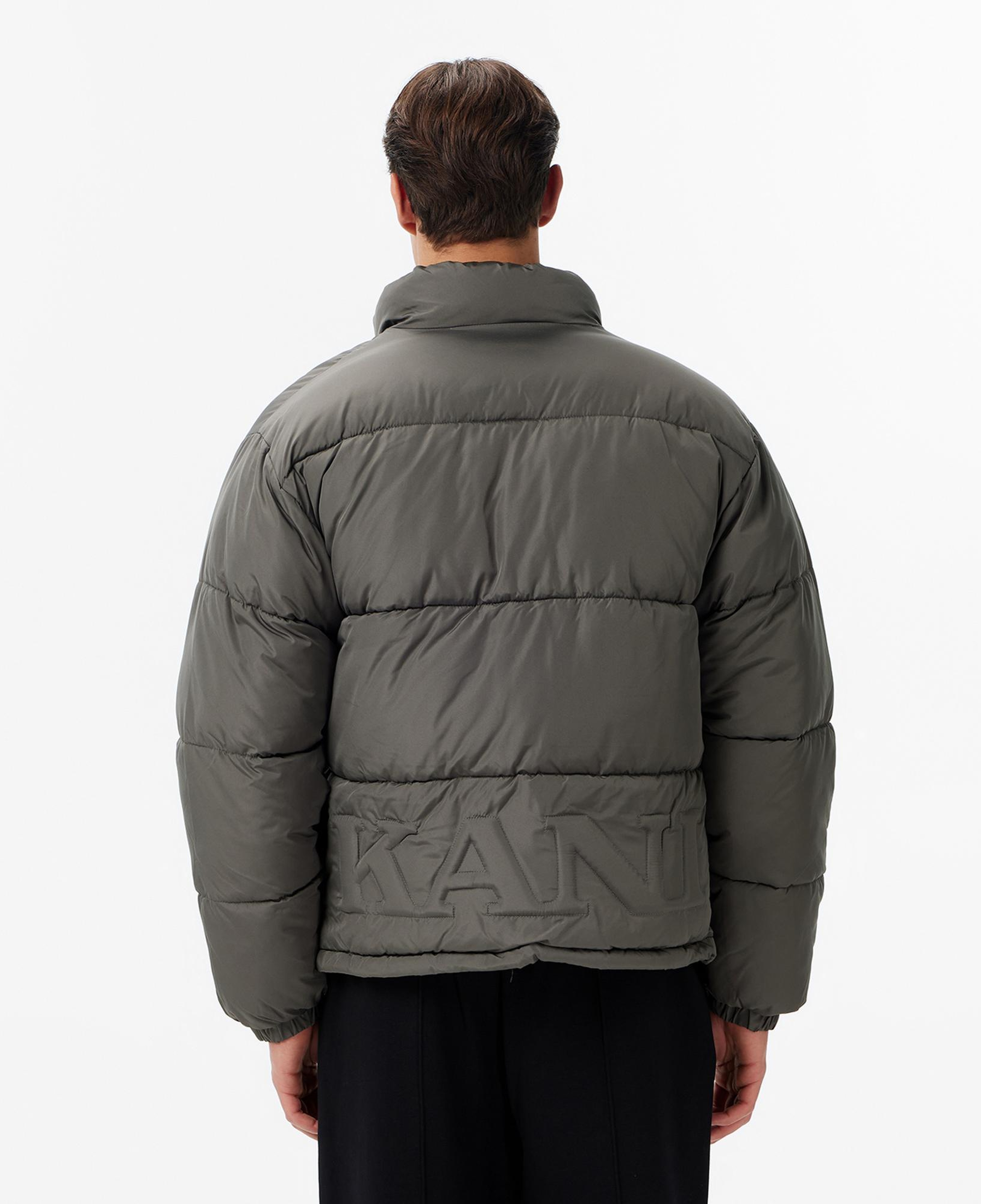 Karl Kani Small Signature Embossed Puffer Erkek Gri Mont