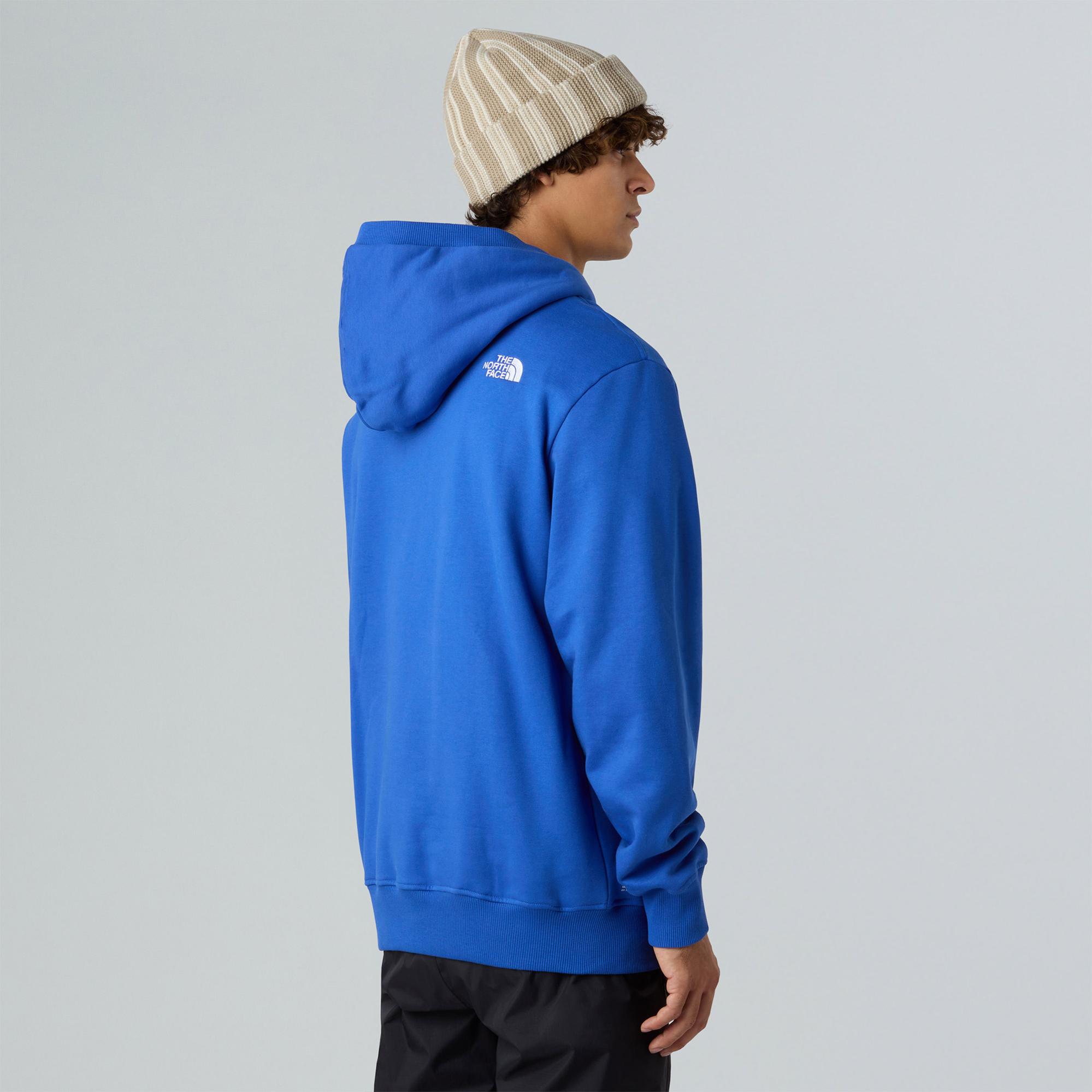 The North Face Icon Mountain Erkek Mavi Sweatshirt