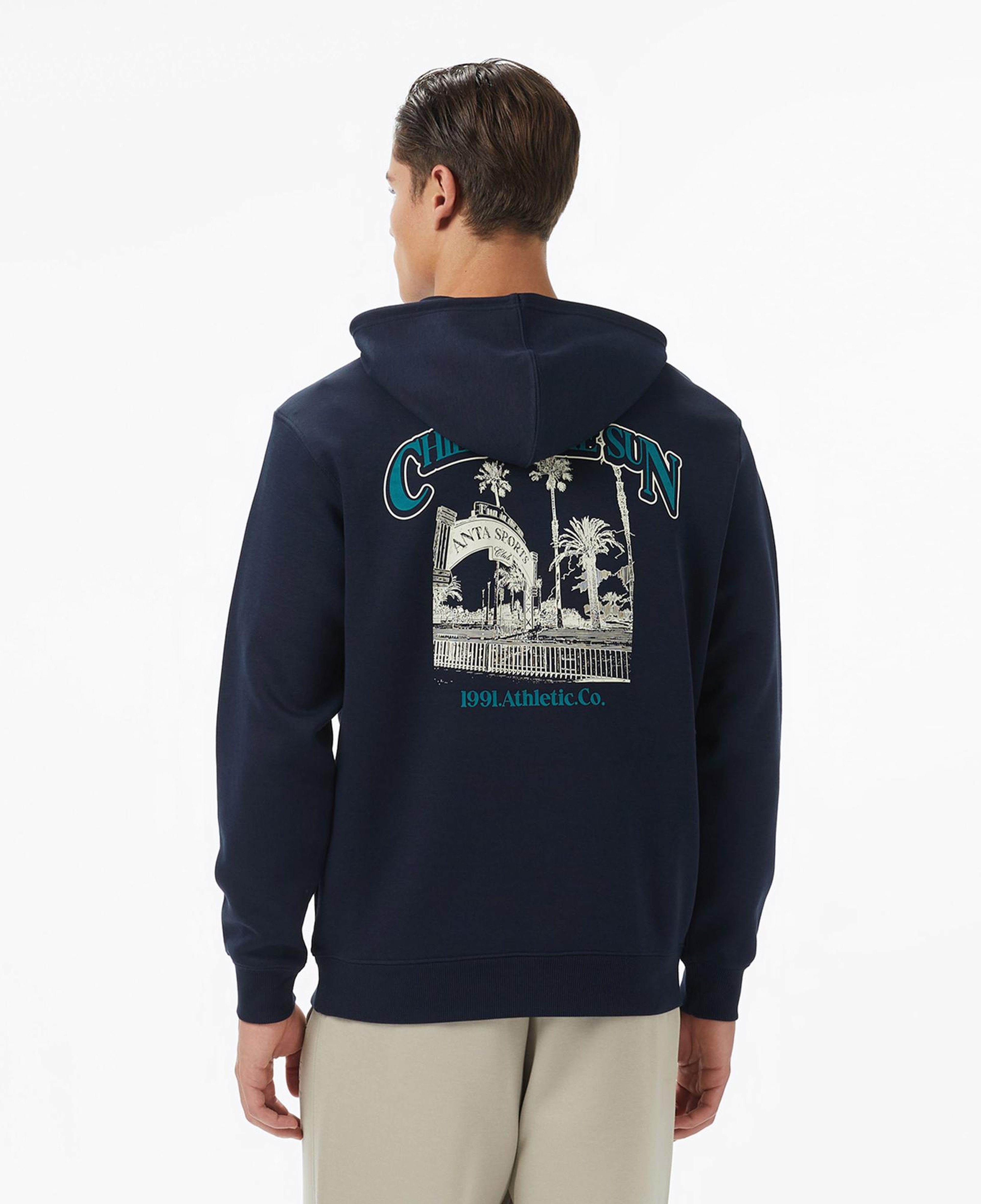 Anta Beach Party Erkek Mavi Sweatshirt