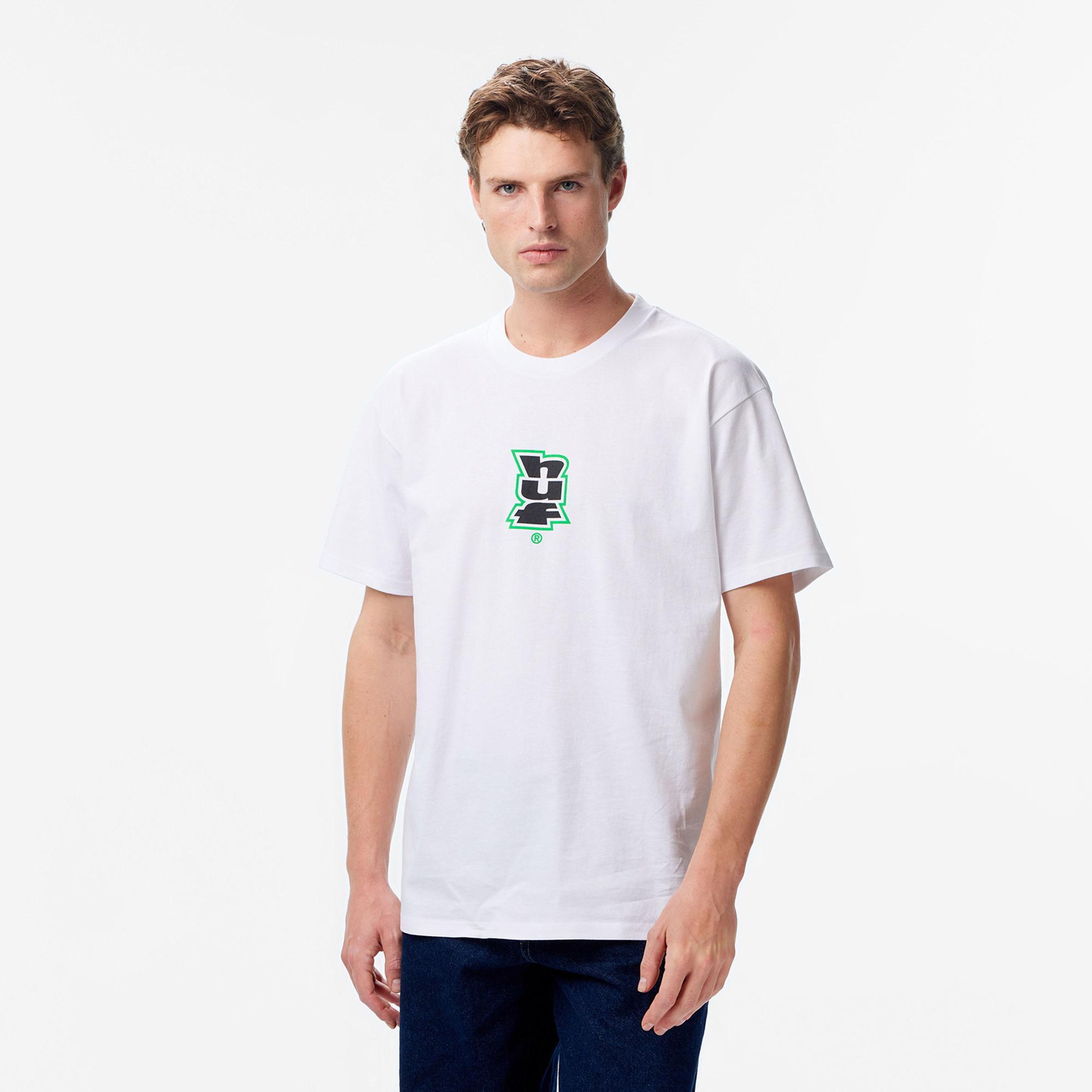 Huf Megablast Multi Erkek Beyaz T-Shirt