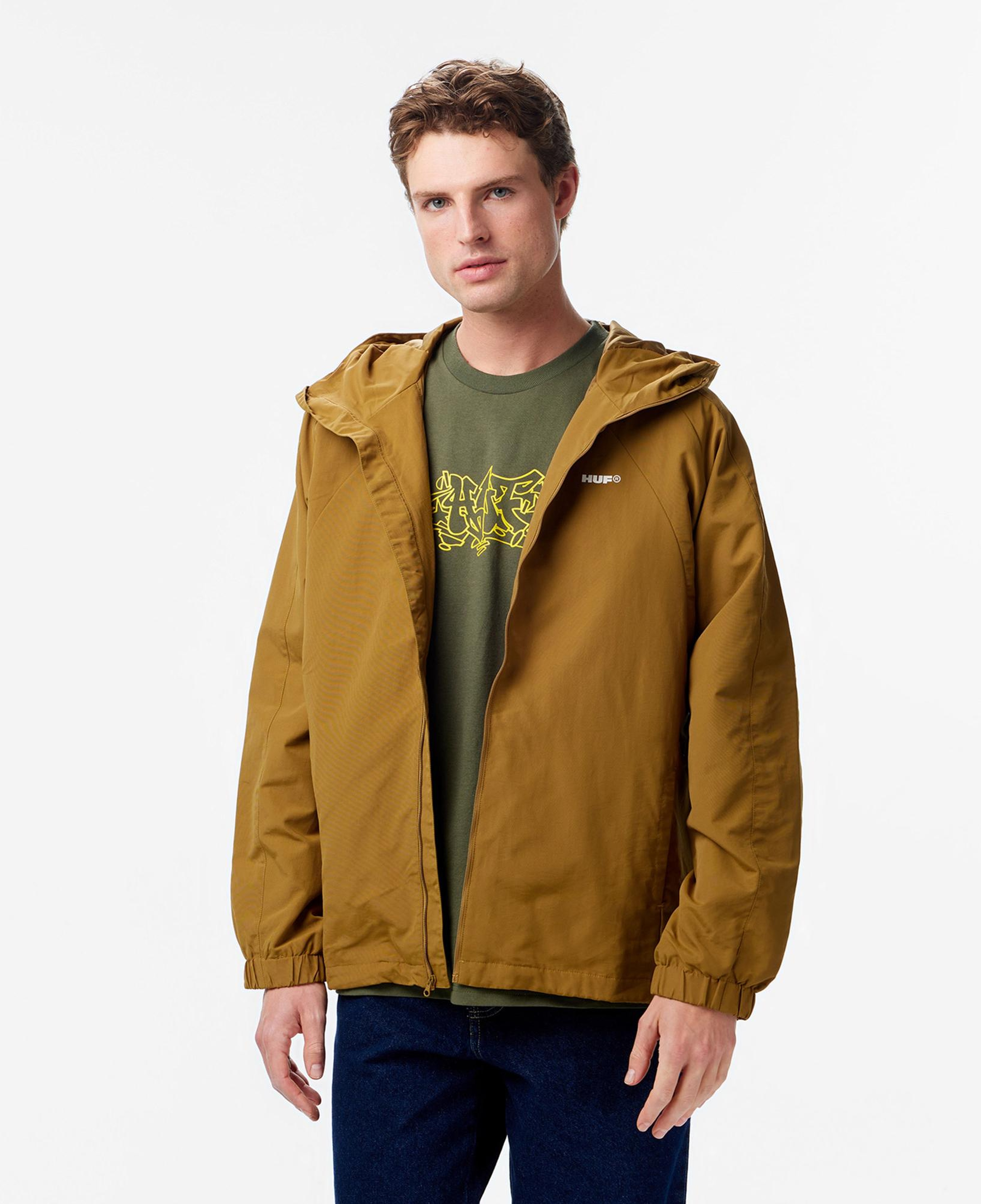 Huf All Caps Shell Erkek Kahverengi Ceket