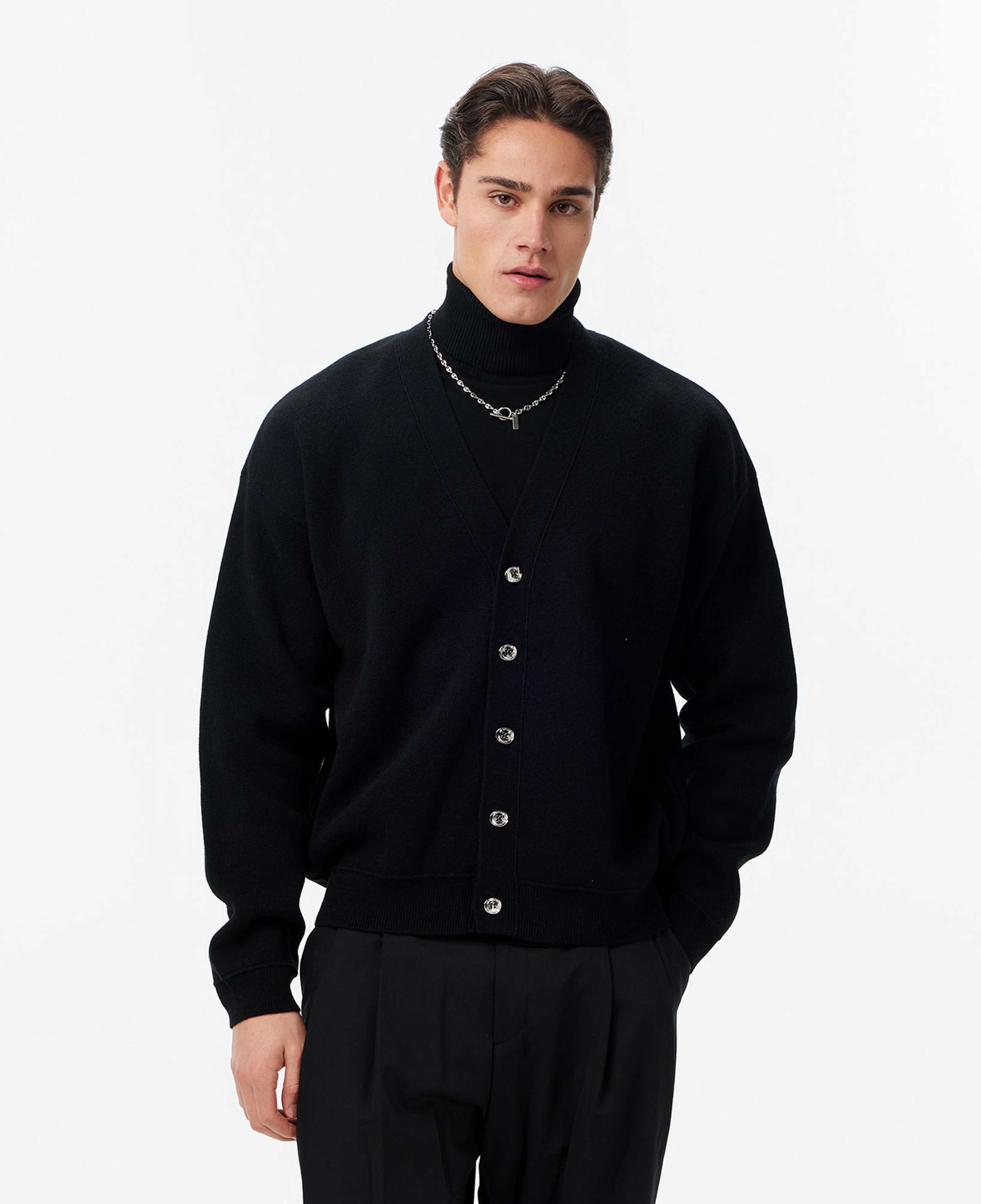 Les Benjamins Classic Fit Erkek Siyah Triko