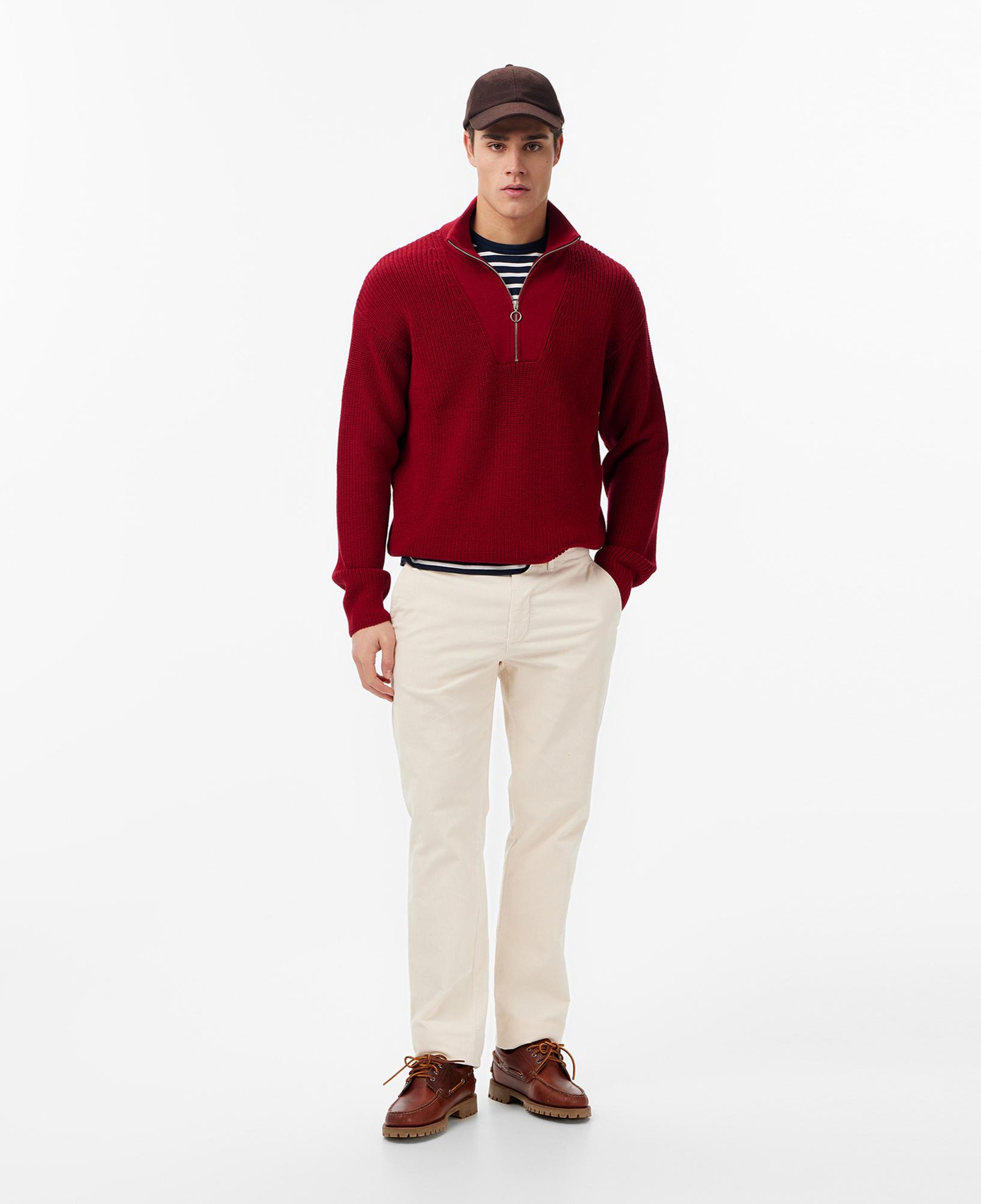 Les Benjamins Regular Fit Erkek Kırmızı Sweatshirt