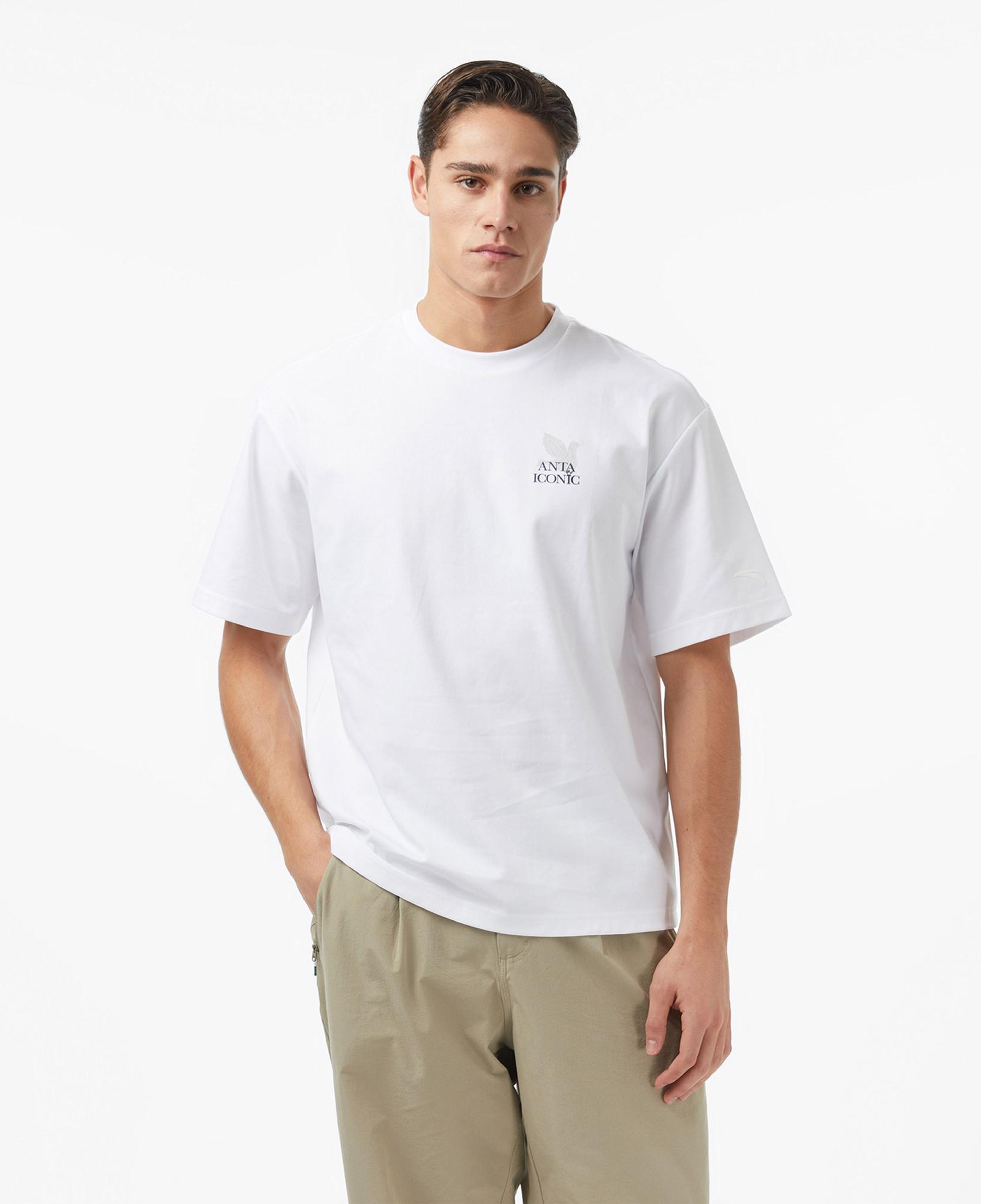 Anta Iconic Erkek Beyaz Tişört