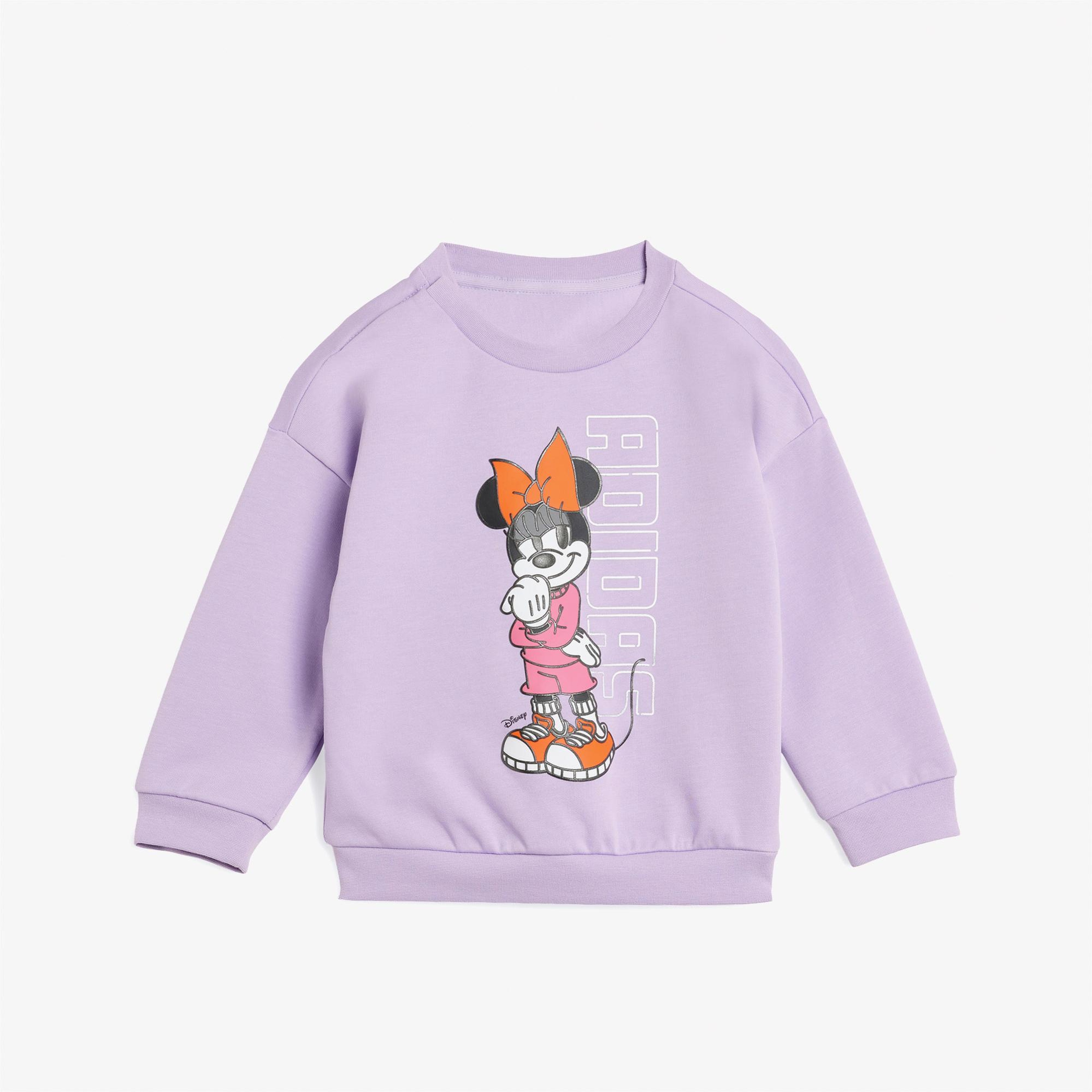 adidas Disney Minnie Mouse Bebek Lila Eşofman Takımı