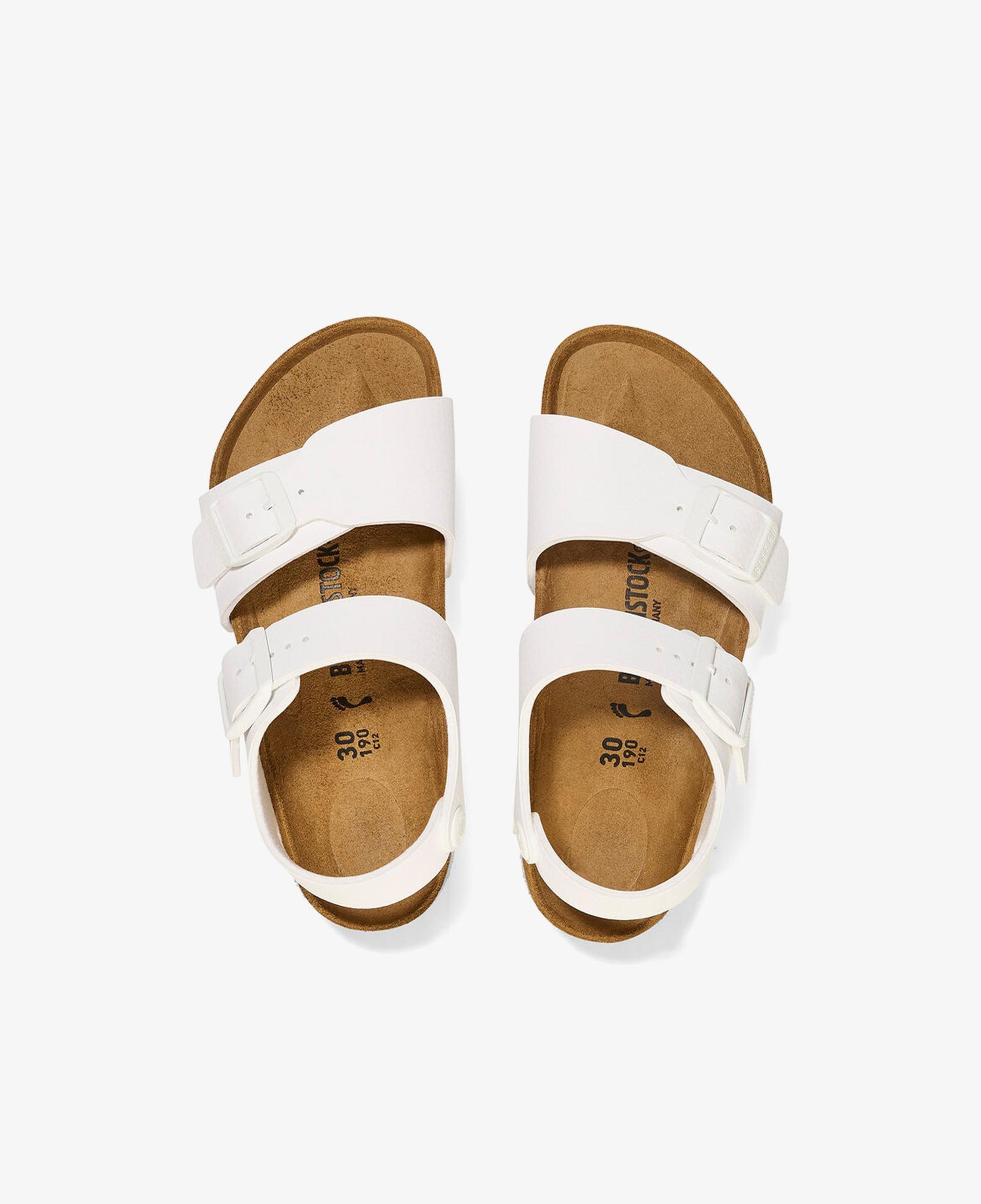 Birkenstock New York Bf Desert Soil Çocuk Beyaz Sandalet