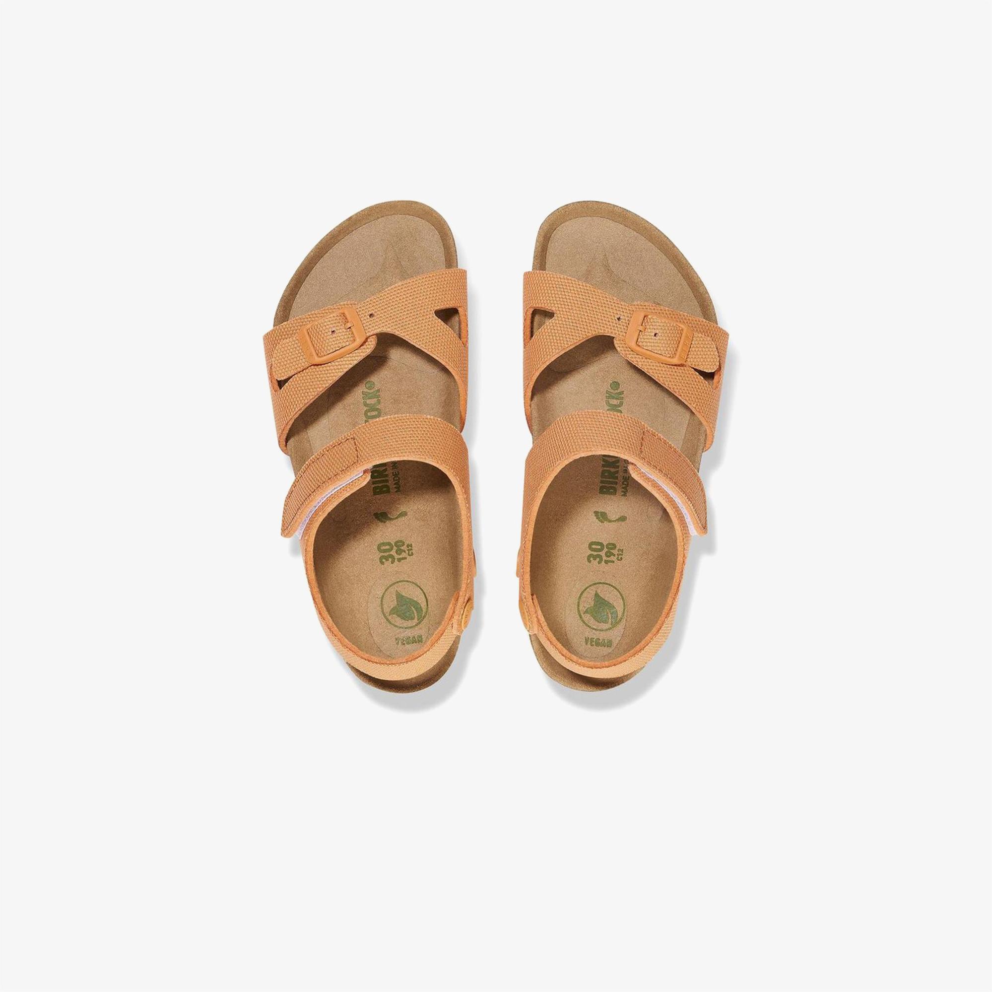 Birkenstock Colorado Tex Canvas Vegan Bebek Turuncu Sandalet