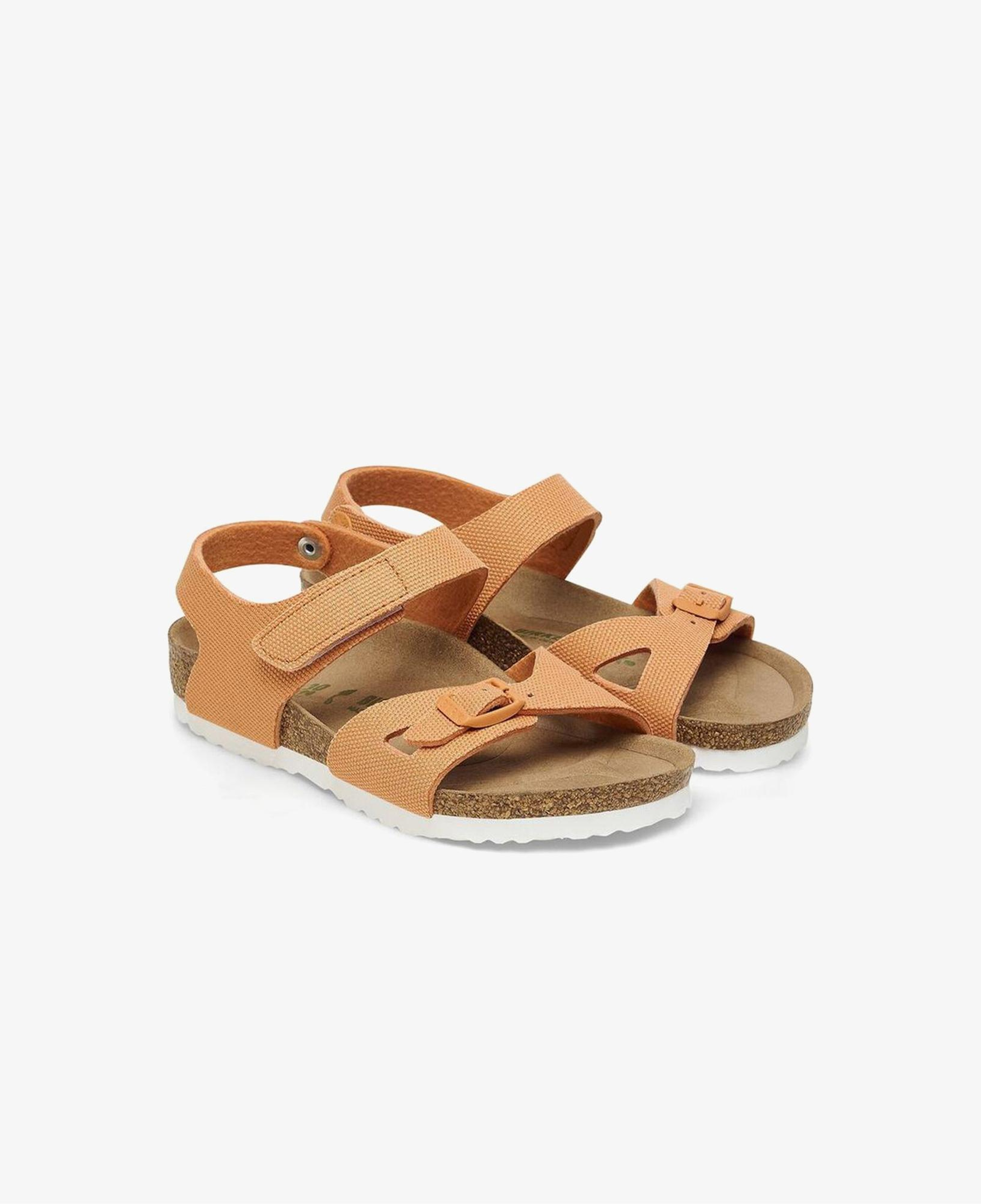Birkenstock Colorado Tex Canvas Vegan Bebek Turuncu Sandalet