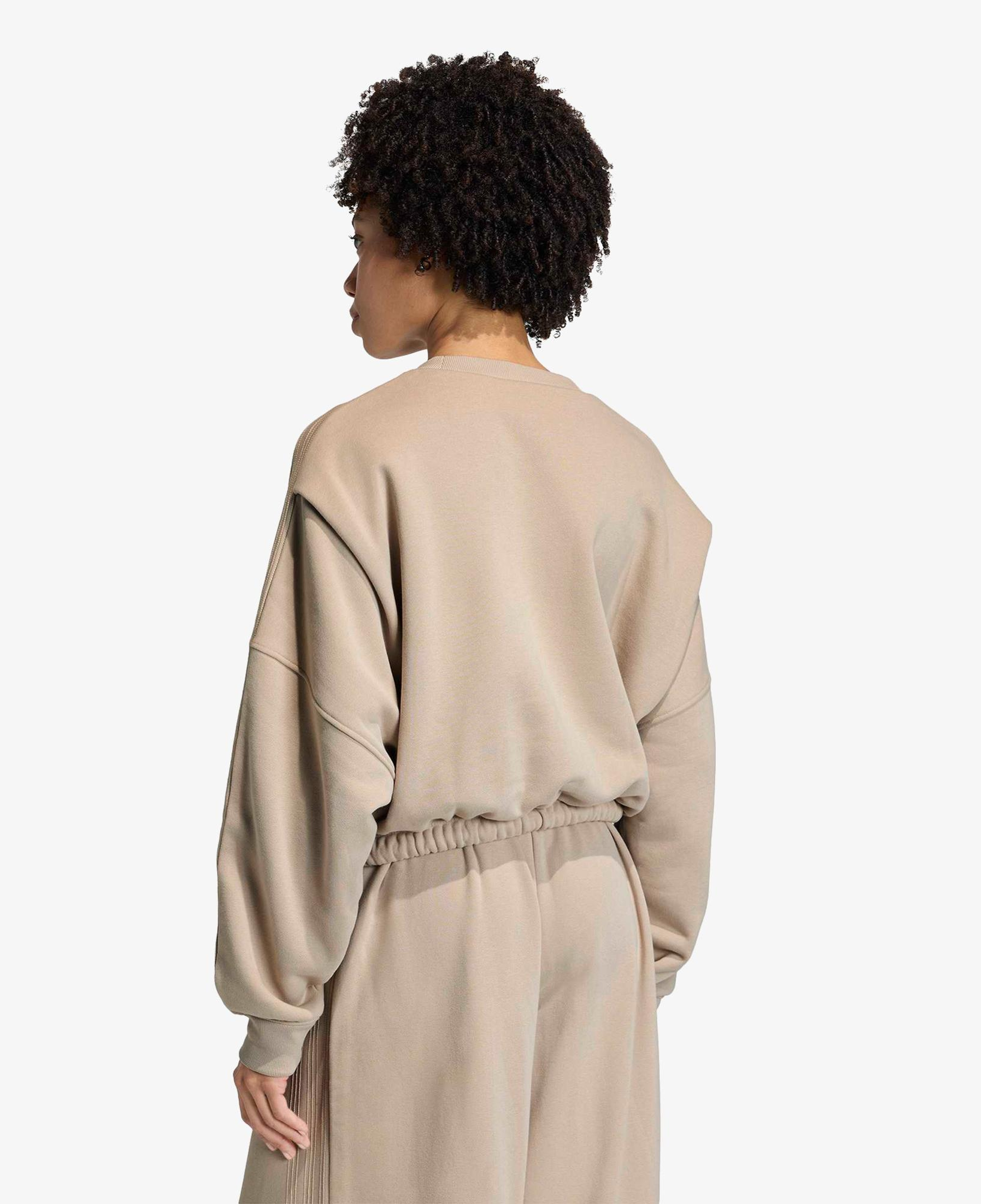 adidas P Essential Os CrKadın Bej Sweatshirt