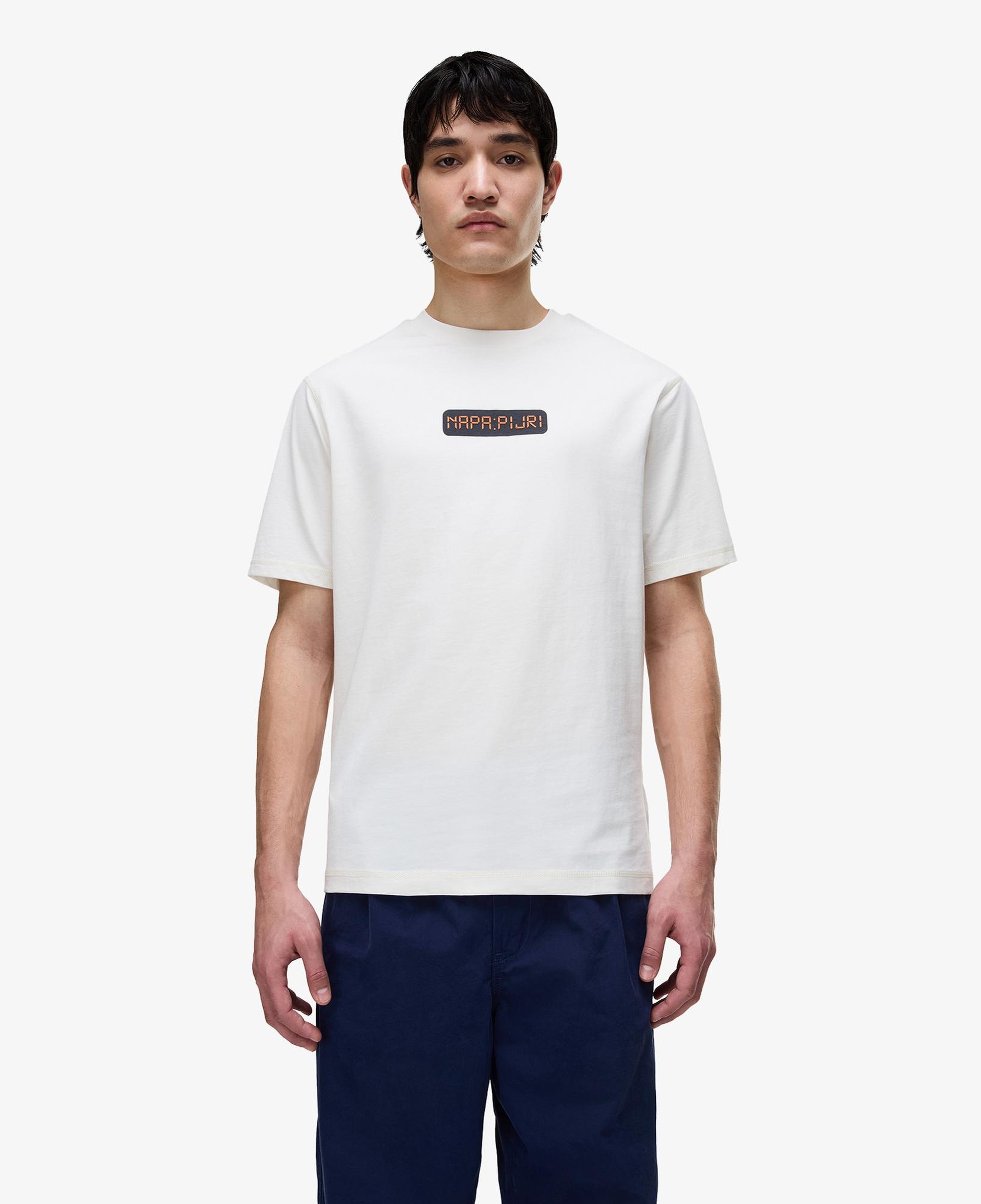 Napapijri S-Sol Erkek Krem T-Shirt