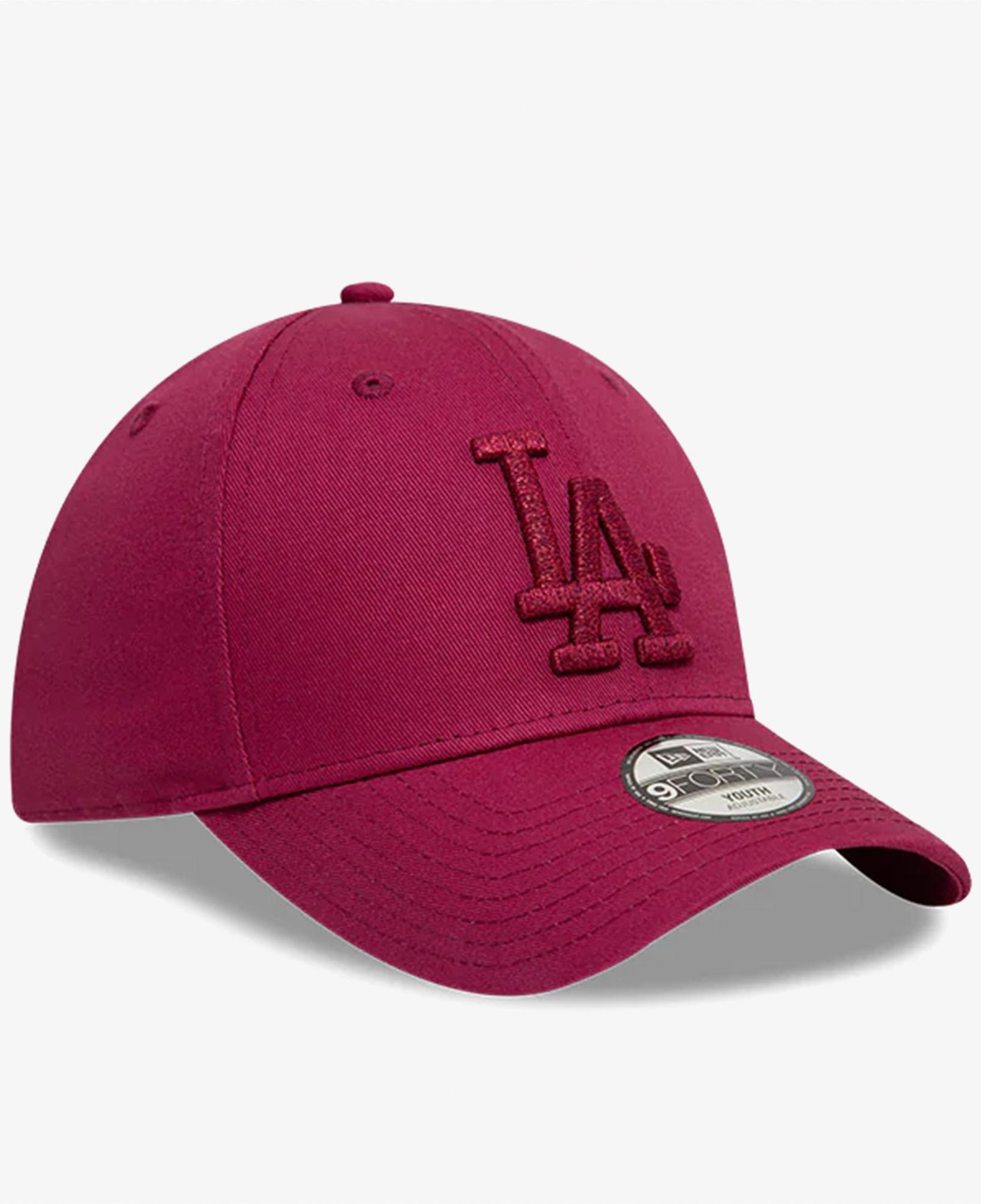 New Era Metallic 9Forty Çocuk Bordo Şapka