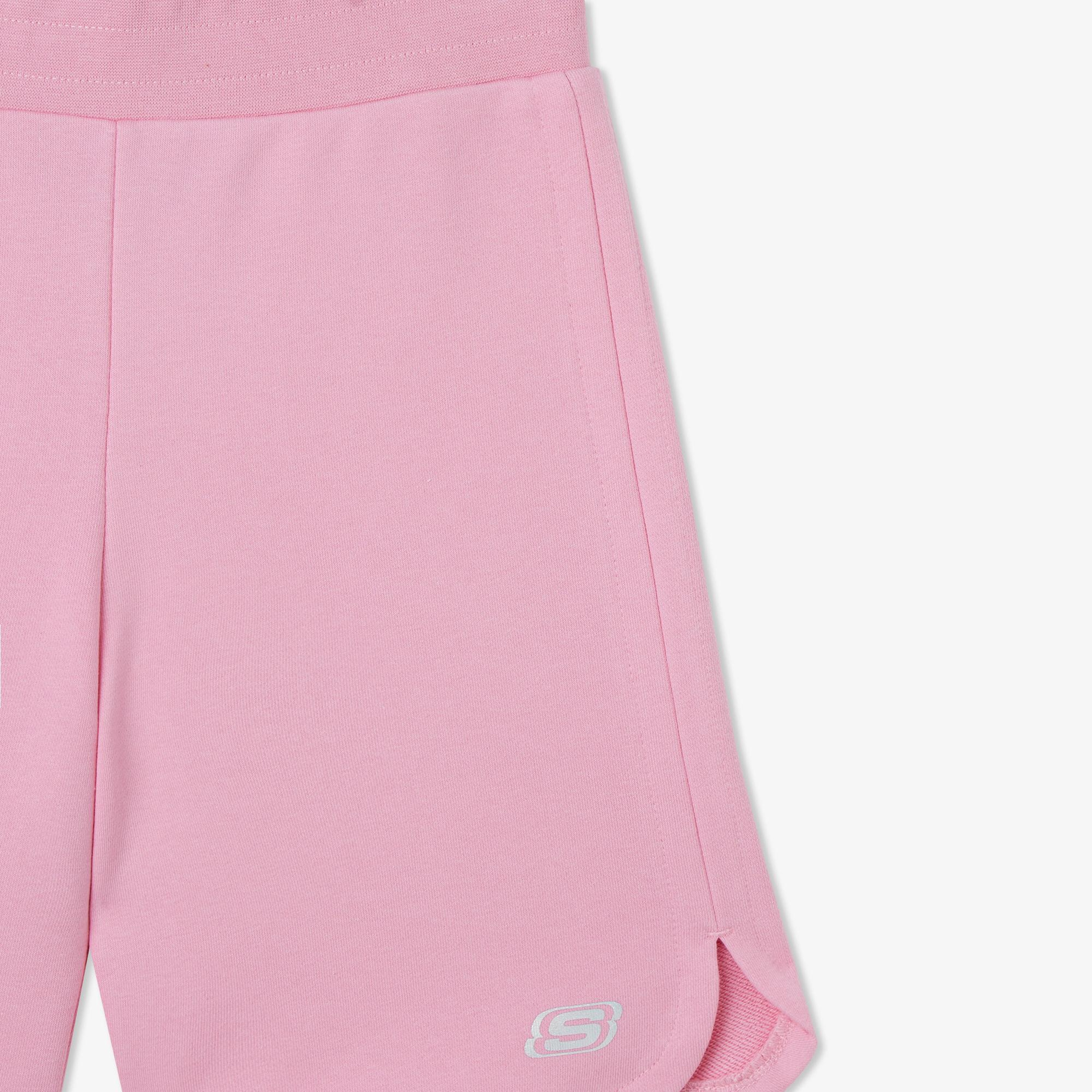 Skechers Lw Fleece Çocuk Pembe Şort