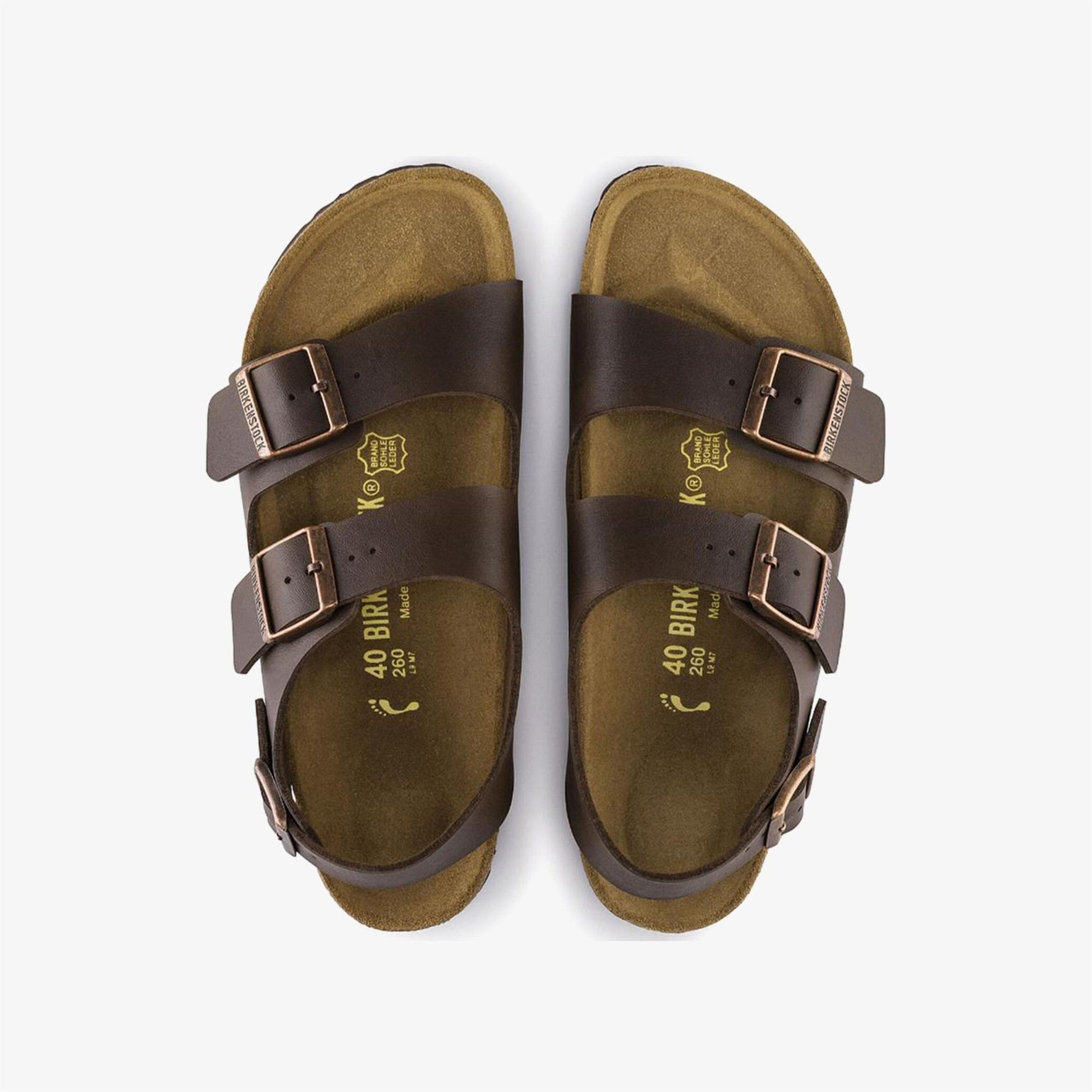 Birkenstock Milano Bf Erkek Kahverengi Sandalet