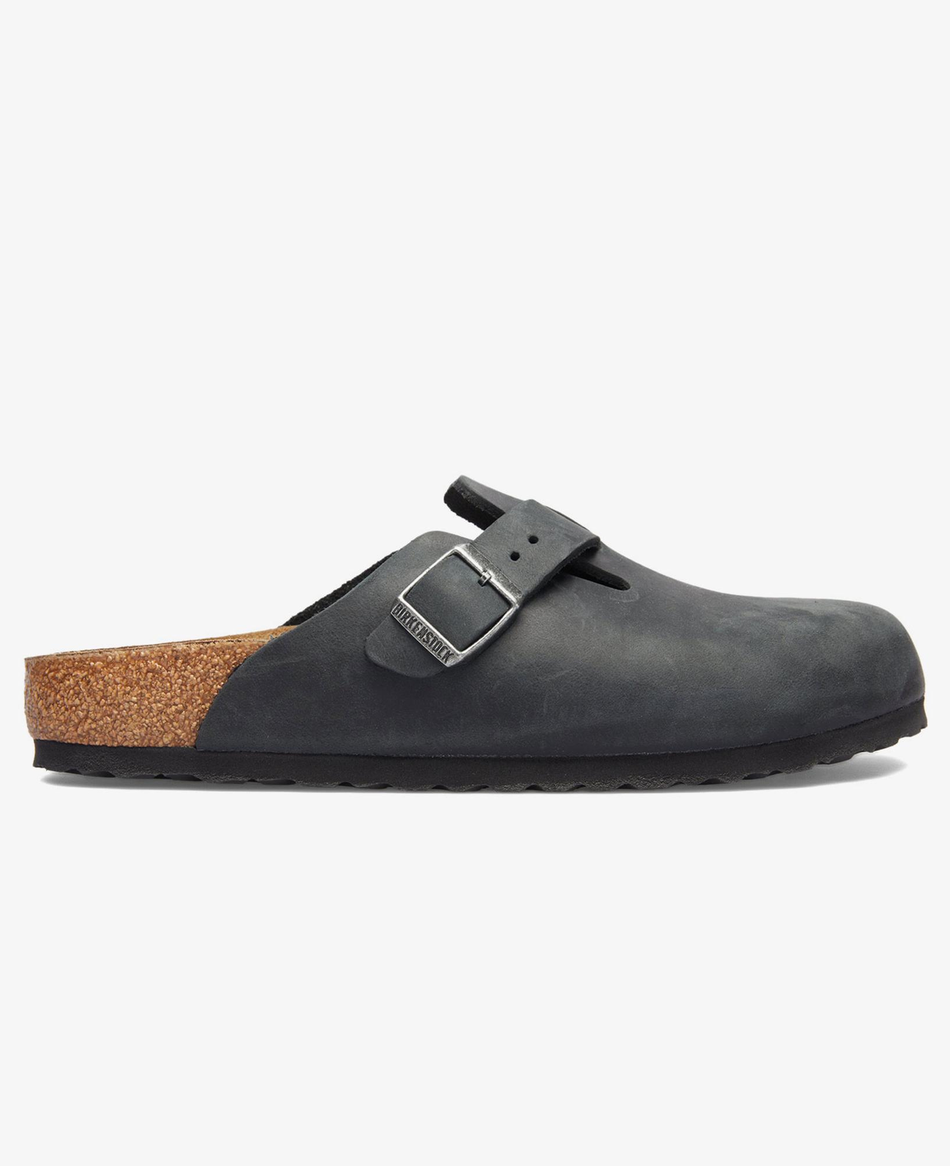 Birkenstock Boston Leoi Unisex Siyah Terlik