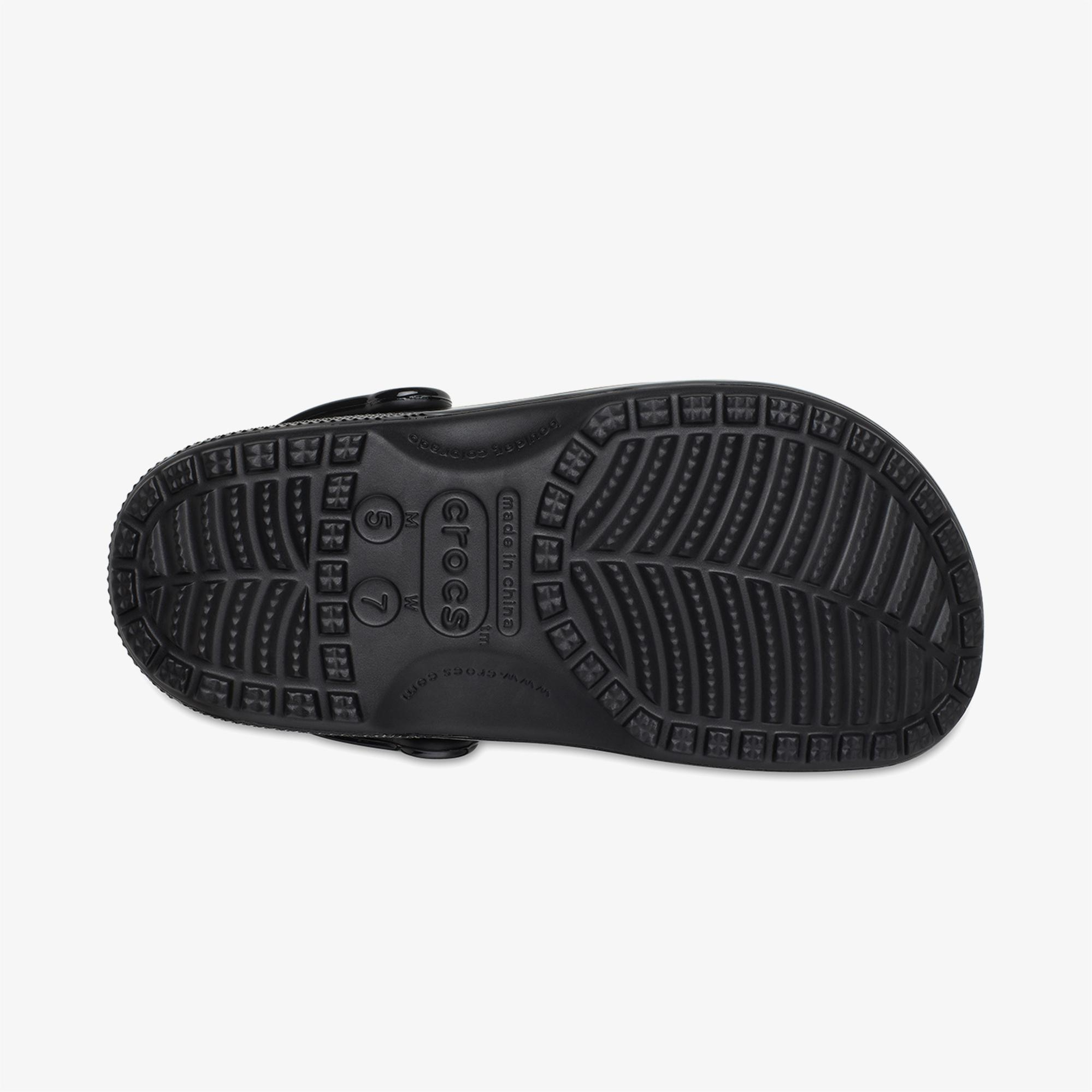 Crocs Classic High Shine Kadın Siyah Terlik
