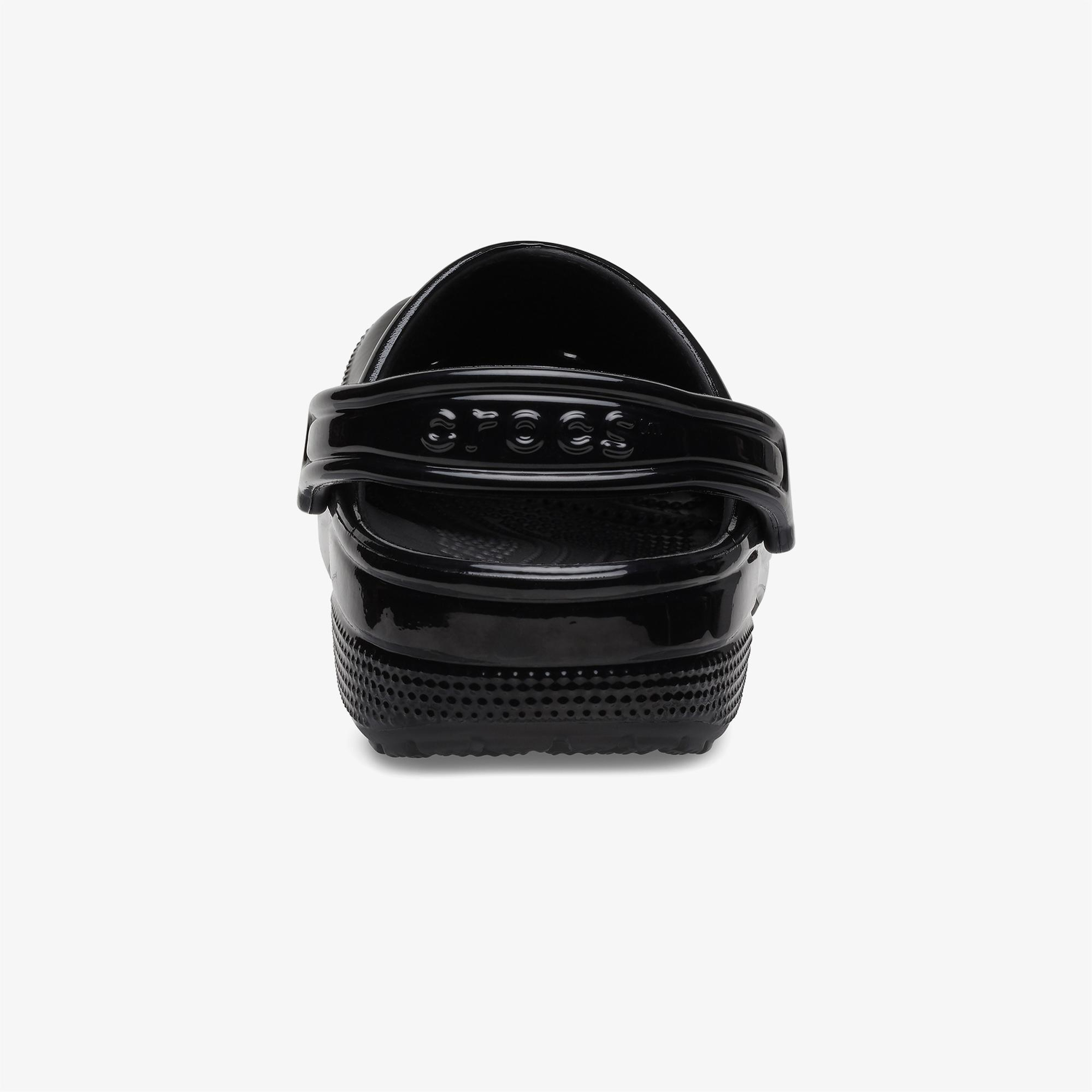 Crocs Classic High Shine Kadın Siyah Terlik