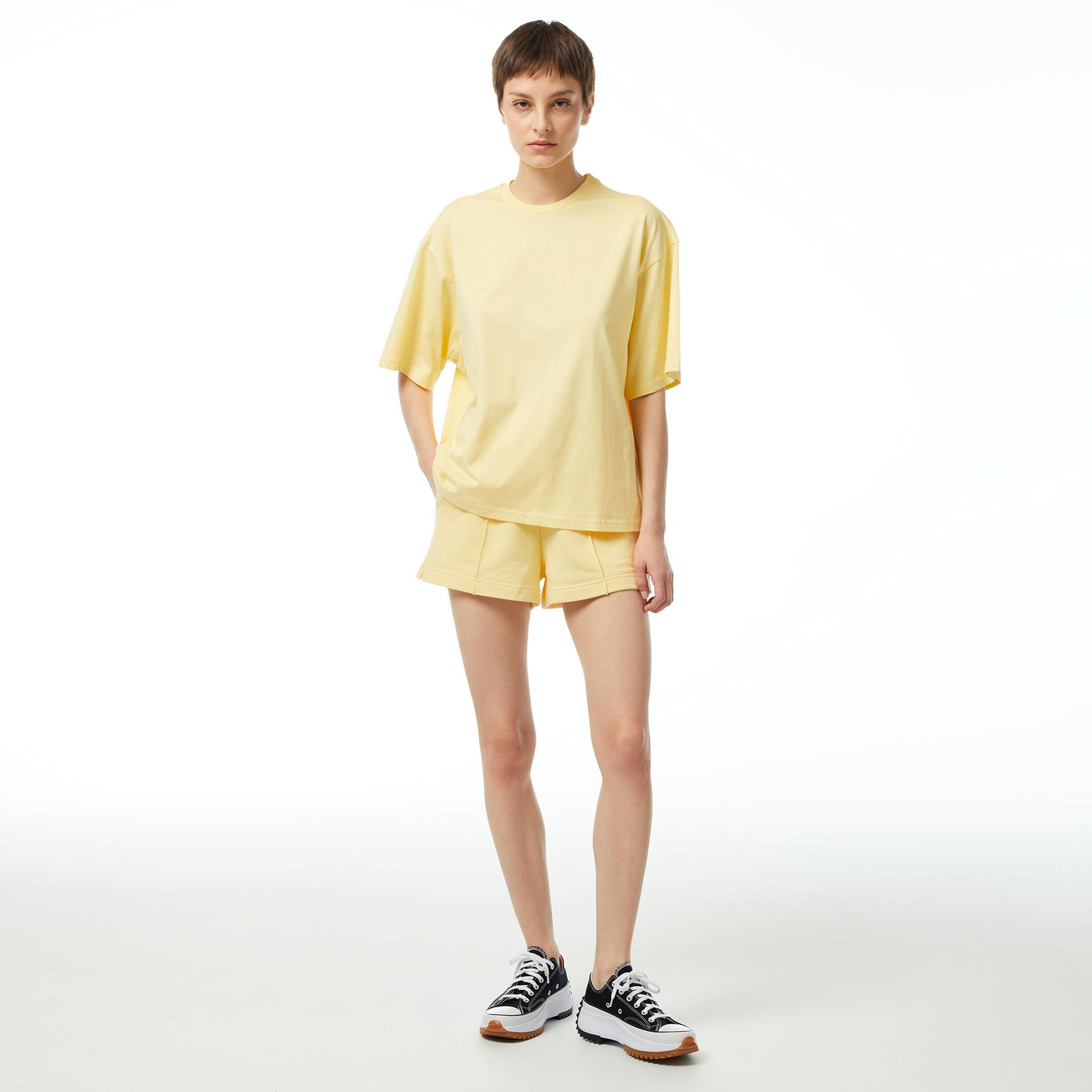 Les Benjamins 306 Kadın Sarı T-Shirt