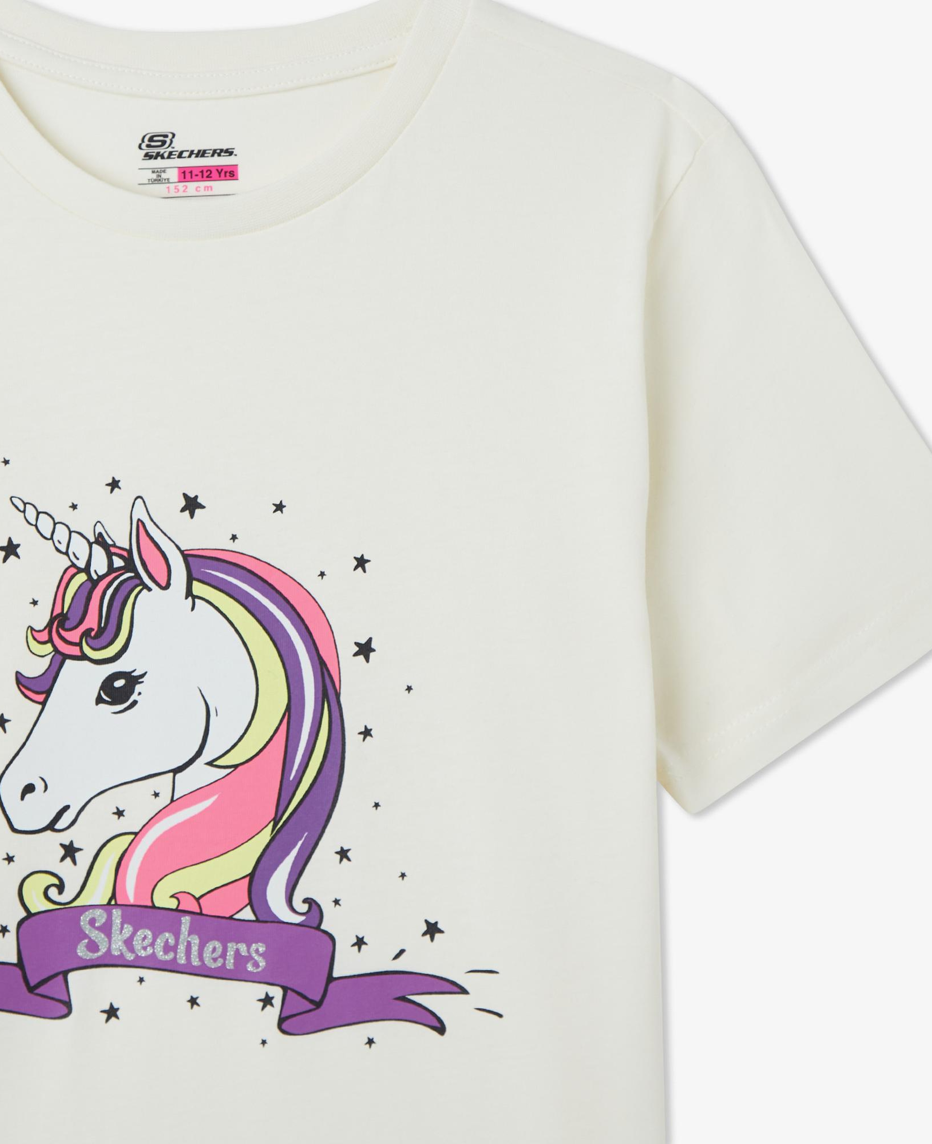 Skechers Graphic Çocuk Beyaz T-Shirt