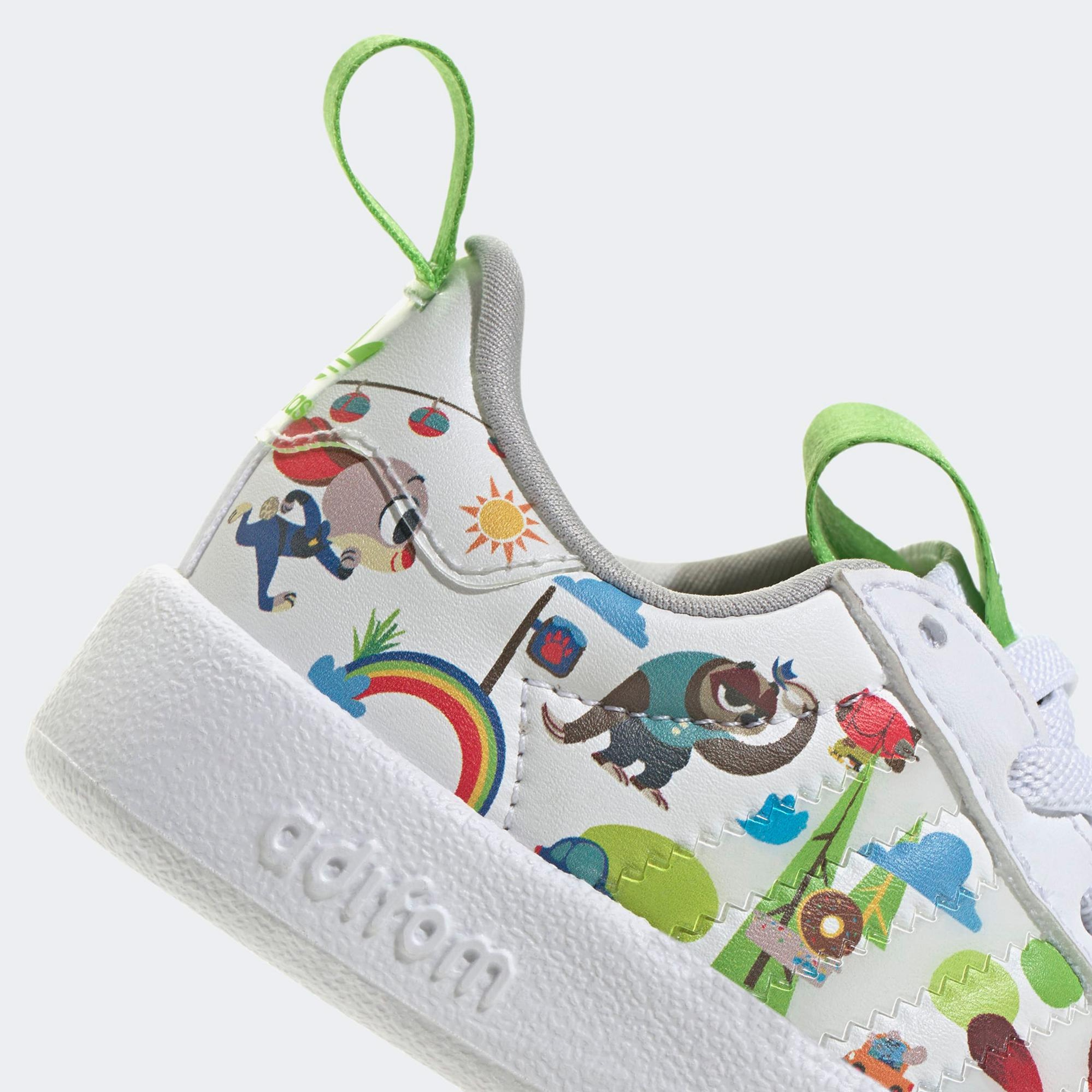 adidas Disney Zootopia Adifom Superstars 360 Beyaz Bebek Ayakkabı