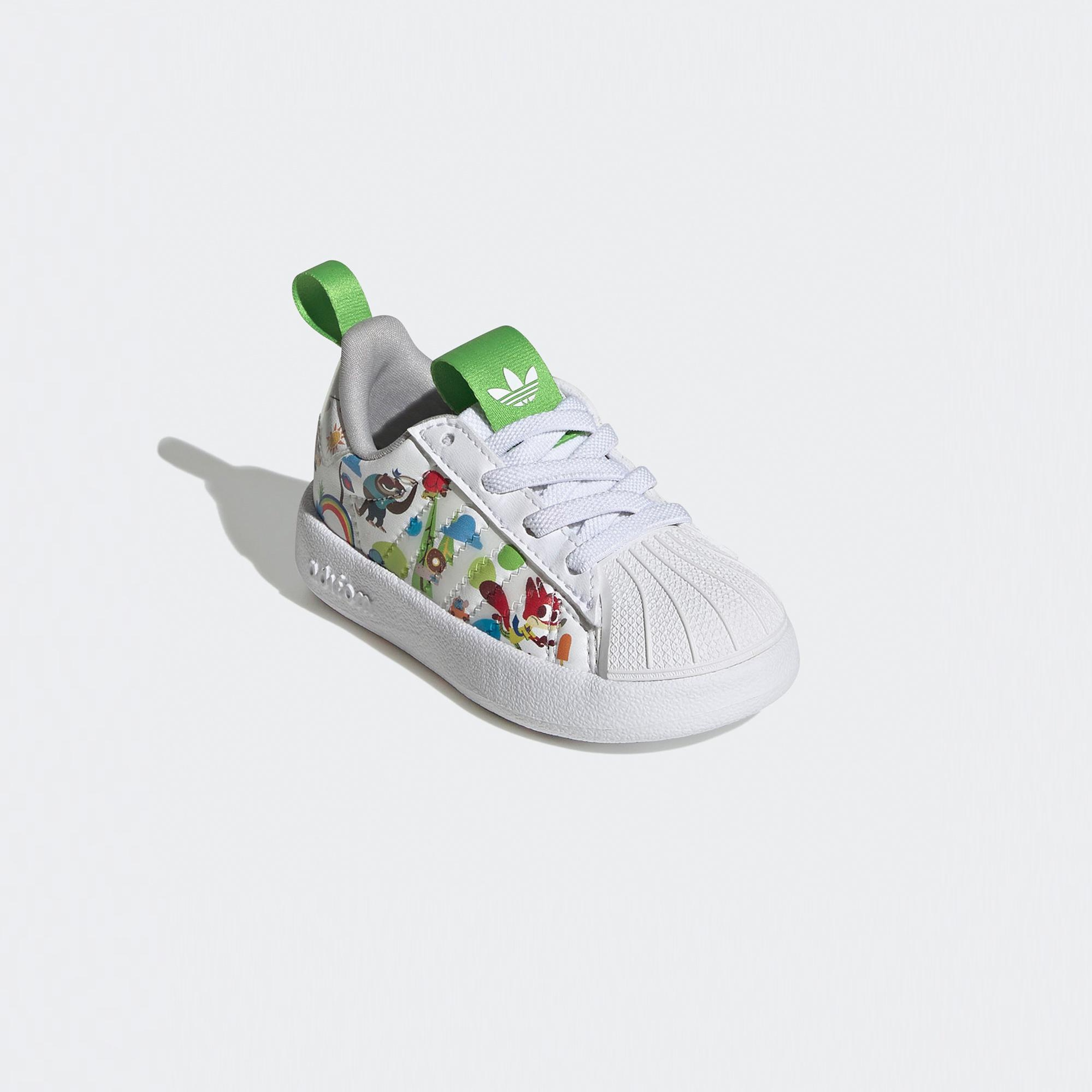 adidas Disney Zootopia Adifom Superstars 360 Beyaz Bebek Ayakkabı