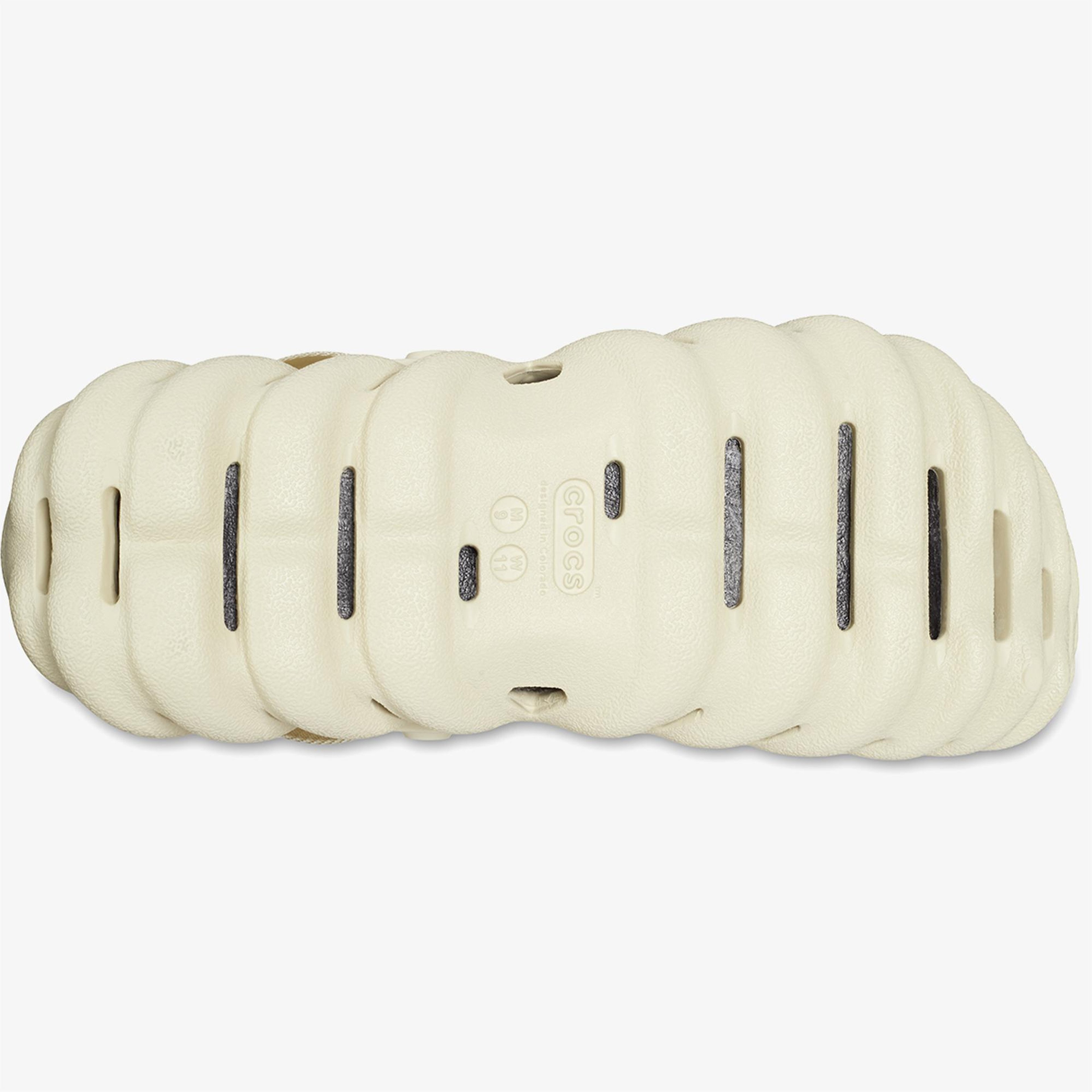 Crocs Echo Unisex Krem Terlik