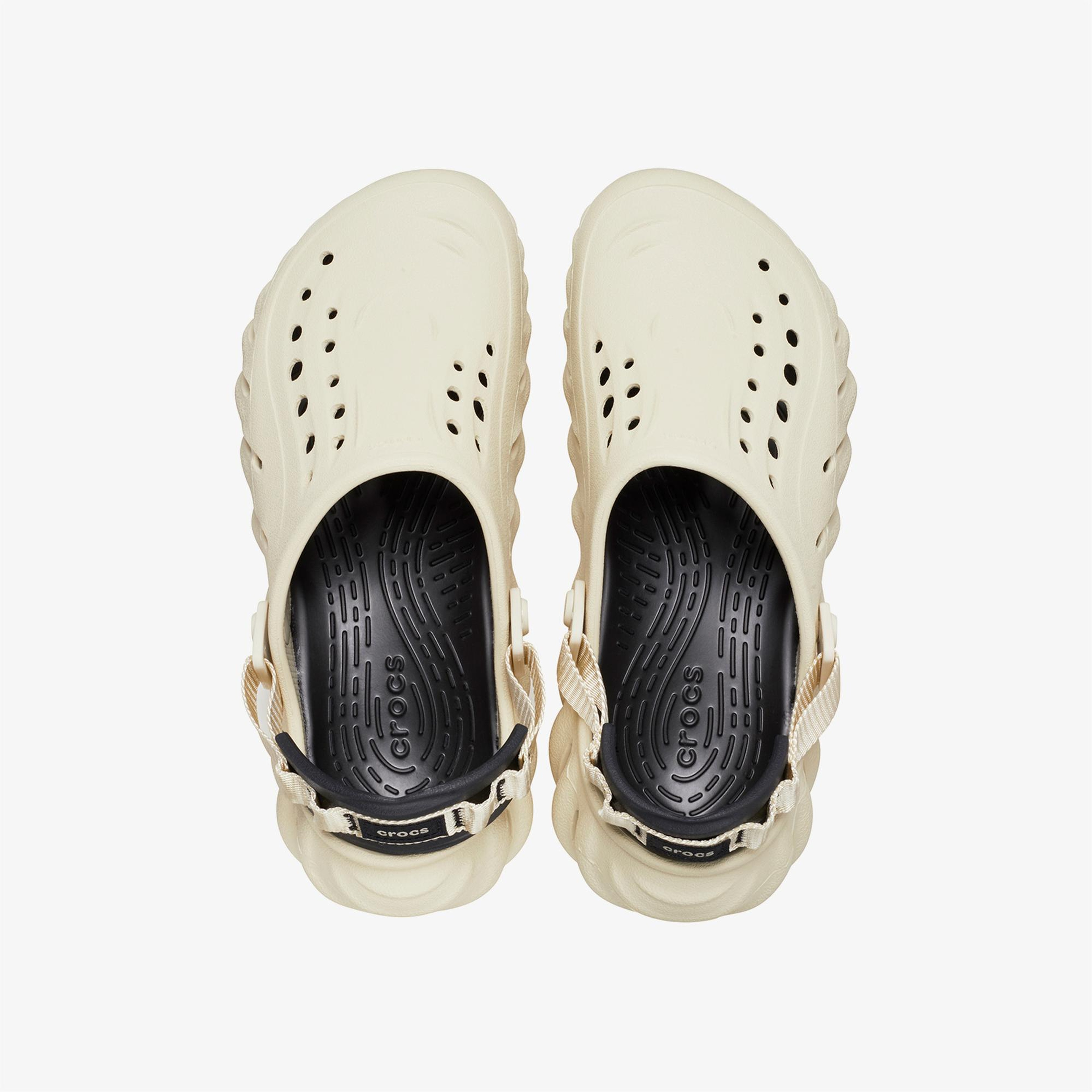 Crocs Echo Unisex Krem Terlik