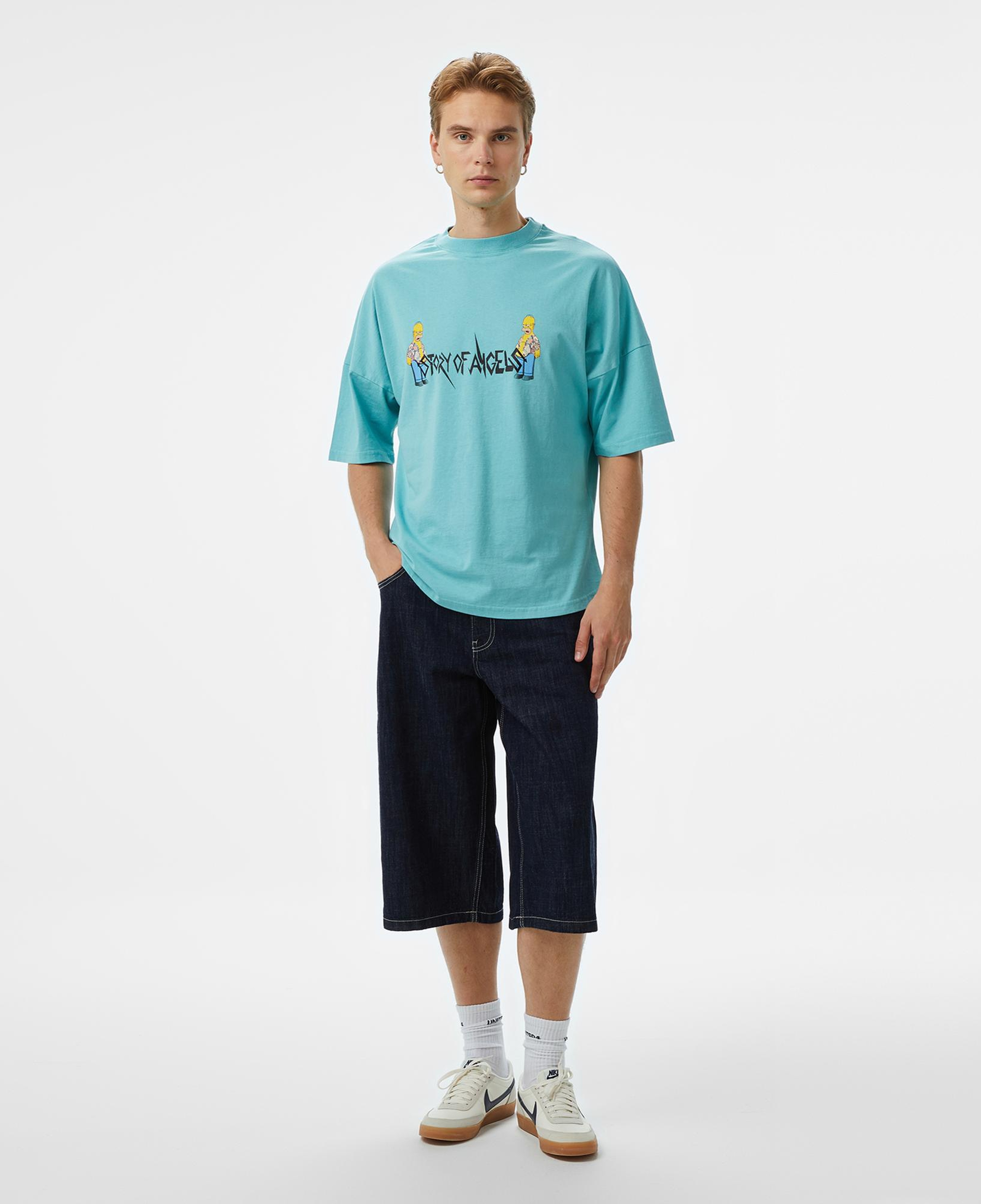 Story of Angels Ugly Yakuza Garment Washed Erkek Siyah T-Shirt