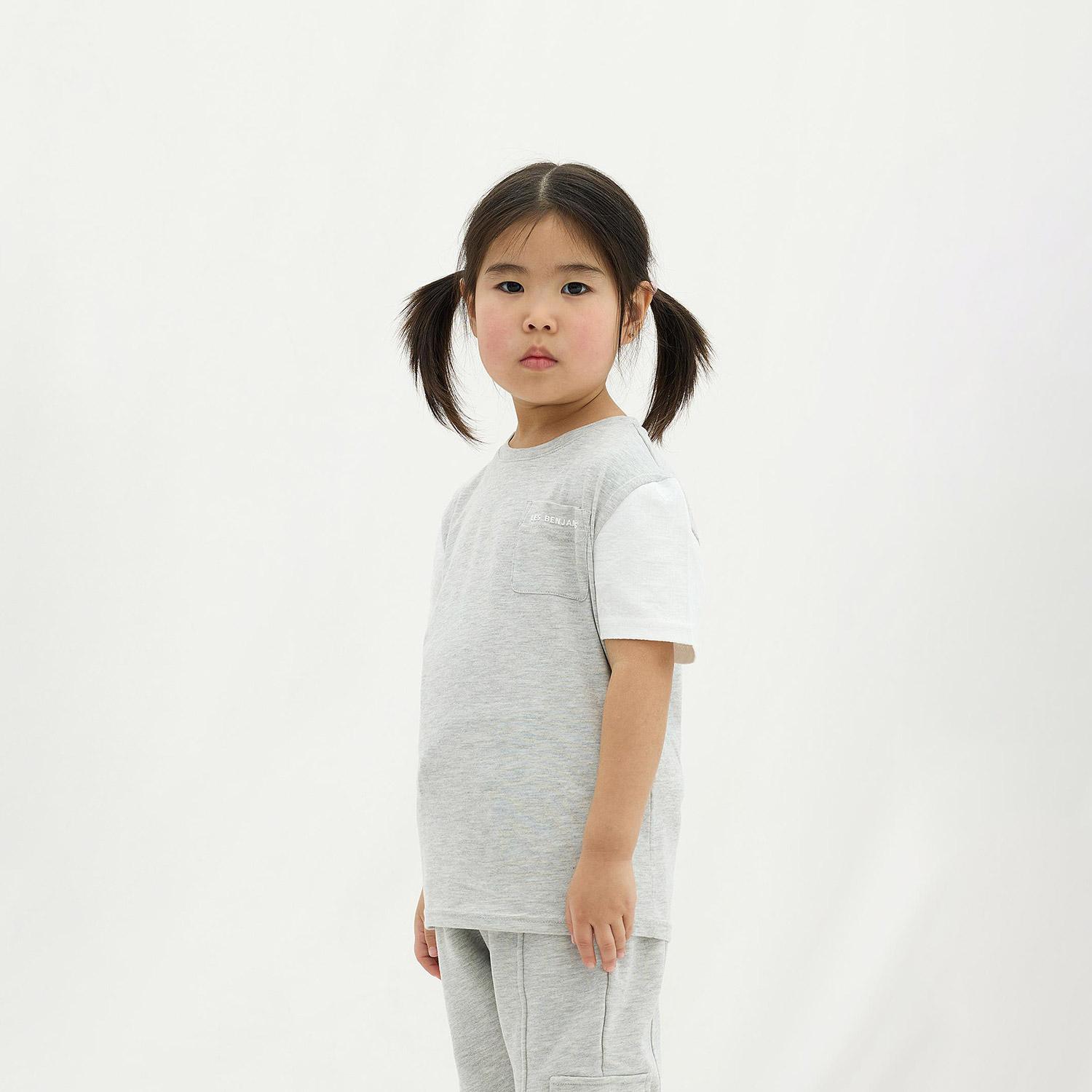 Les Benjamins 403 Çocuk Gri T-Shirt