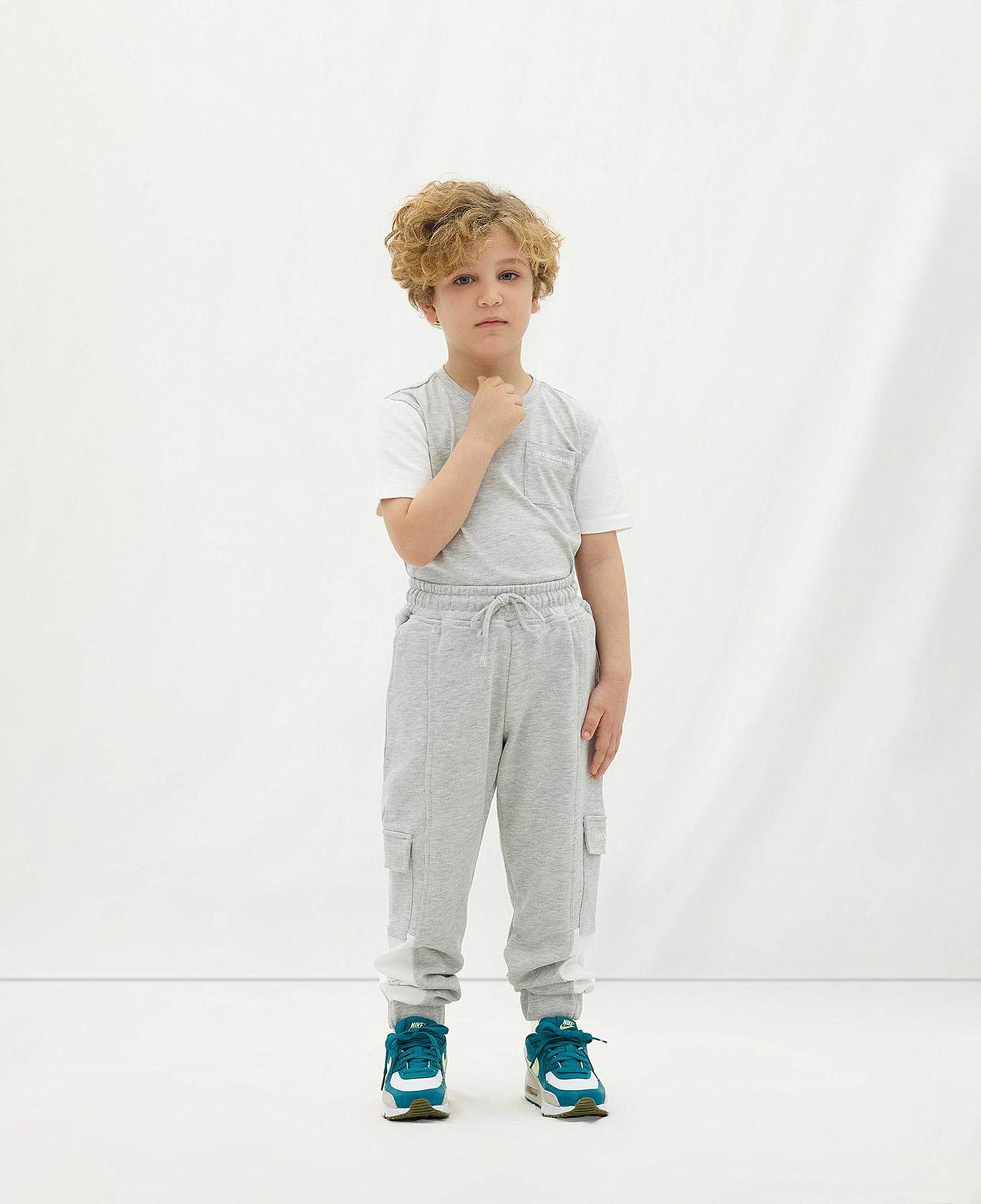 Les Benjamins 403 Çocuk Gri Eşofman Altı