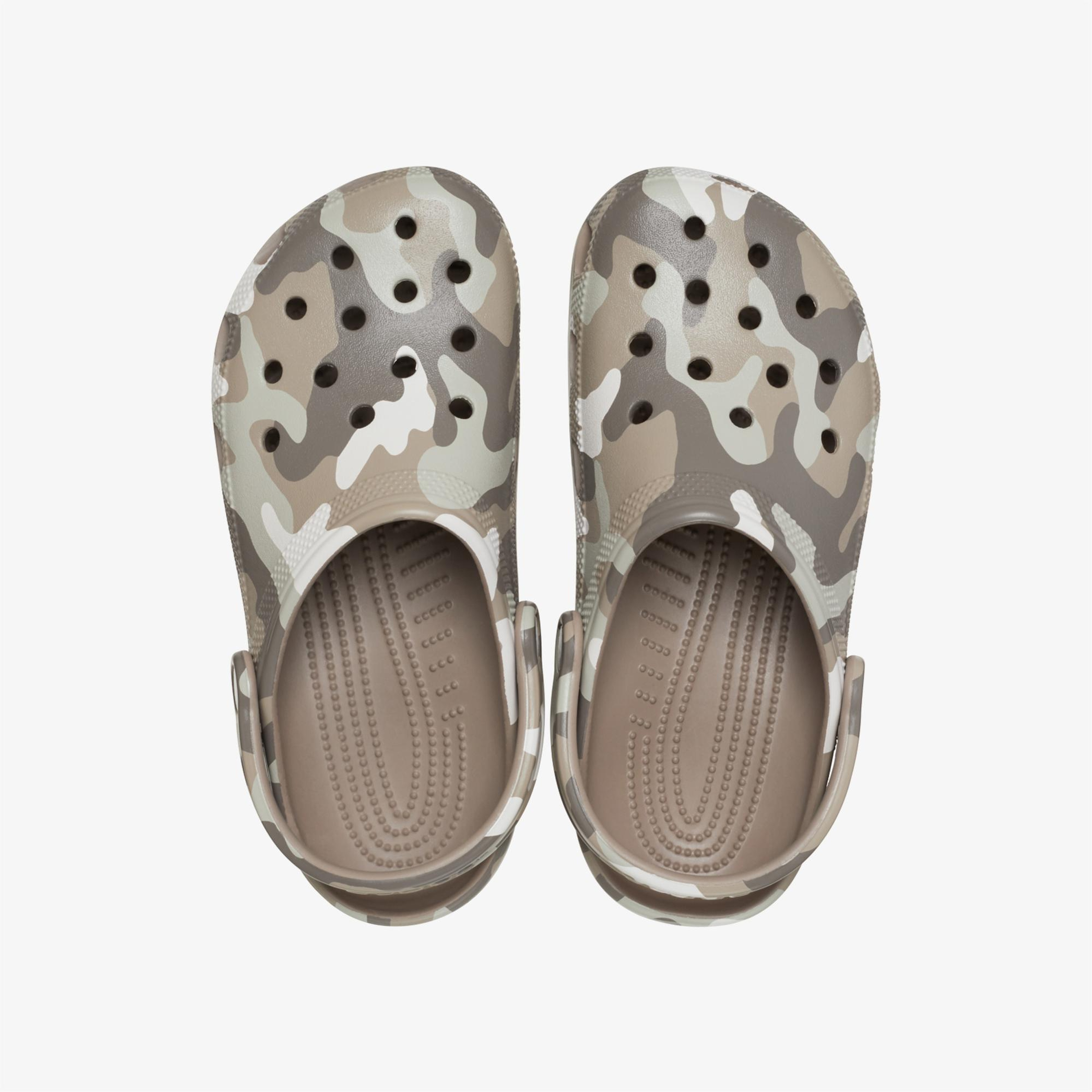 Crocs Classic Printed Camo Erkek Krem Terlik
