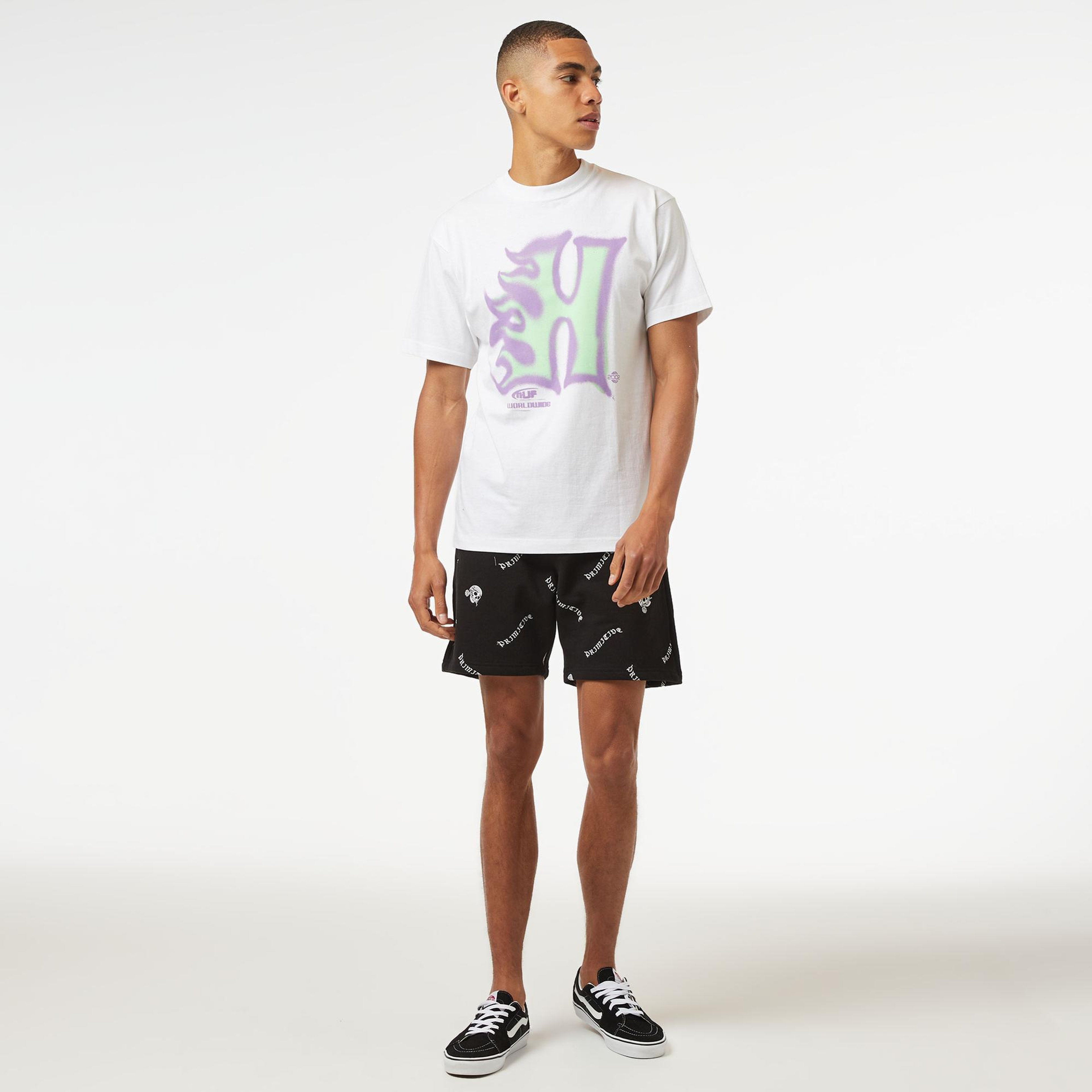 HUF Heat Wave S/S Erkek Beyaz T-Shirt