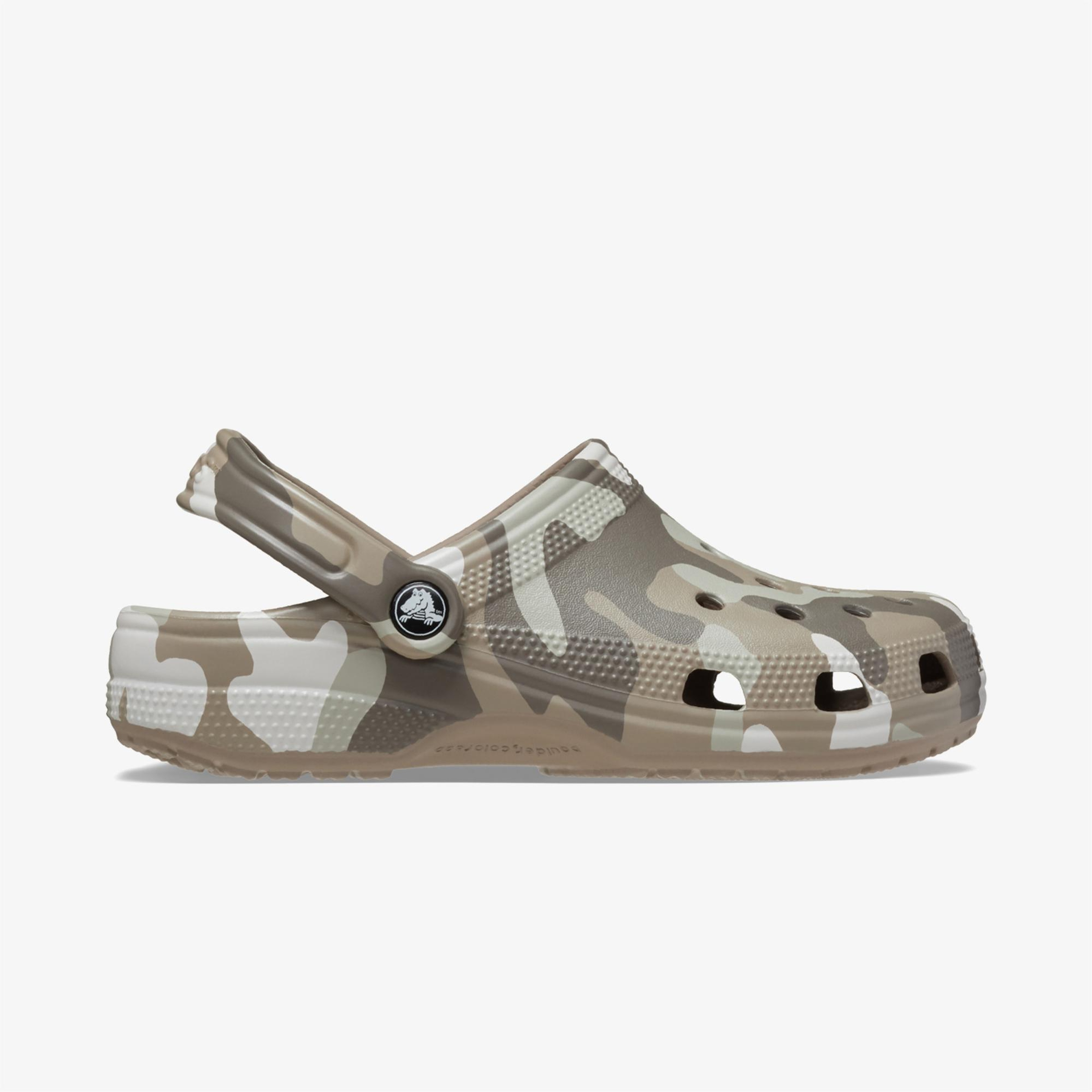 Crocs Classic Printed Camo Erkek Krem Terlik