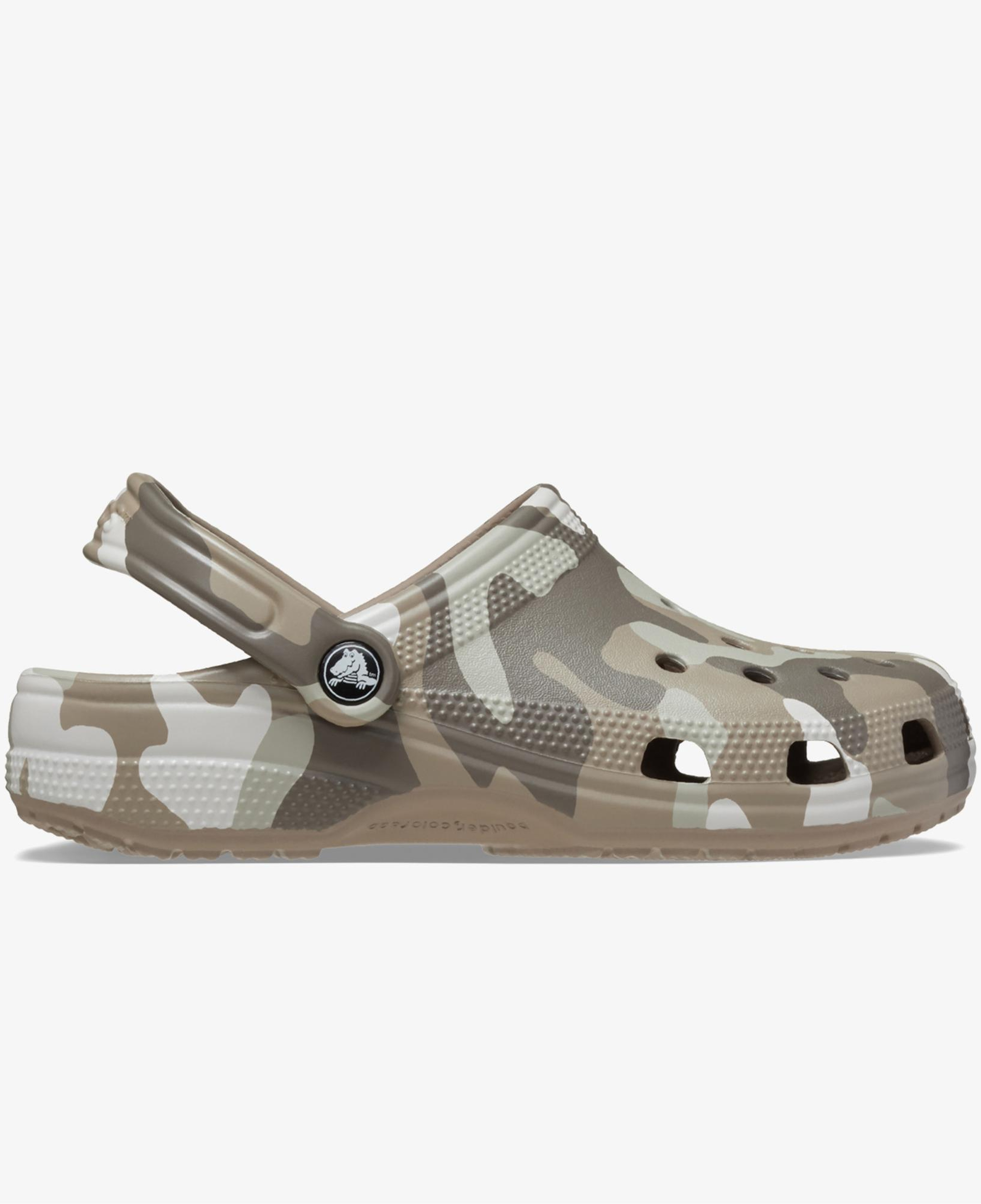 Crocs Classic Printed Camo Erkek Krem Terlik