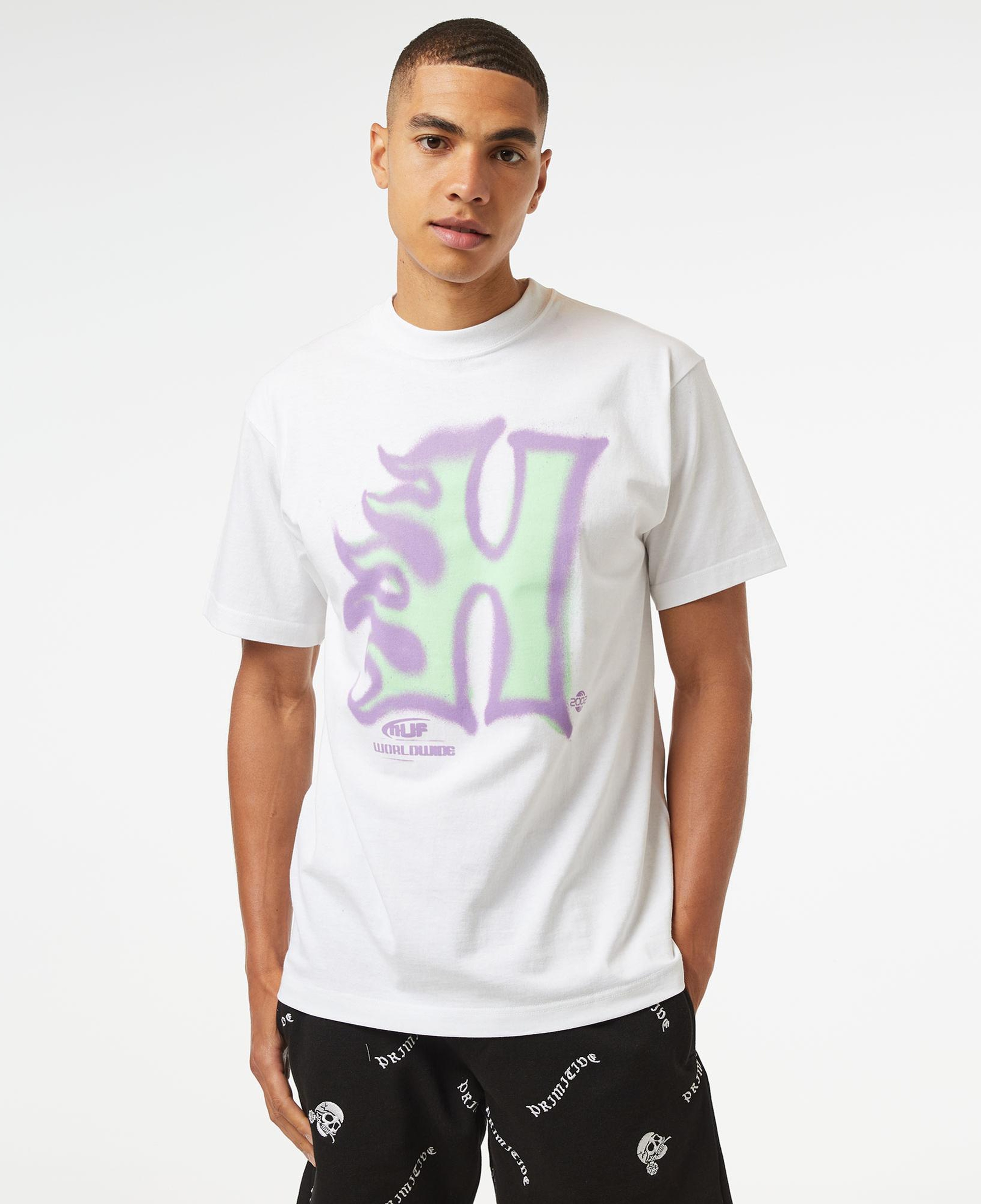 HUF Heat Wave S/S Erkek Beyaz T-Shirt