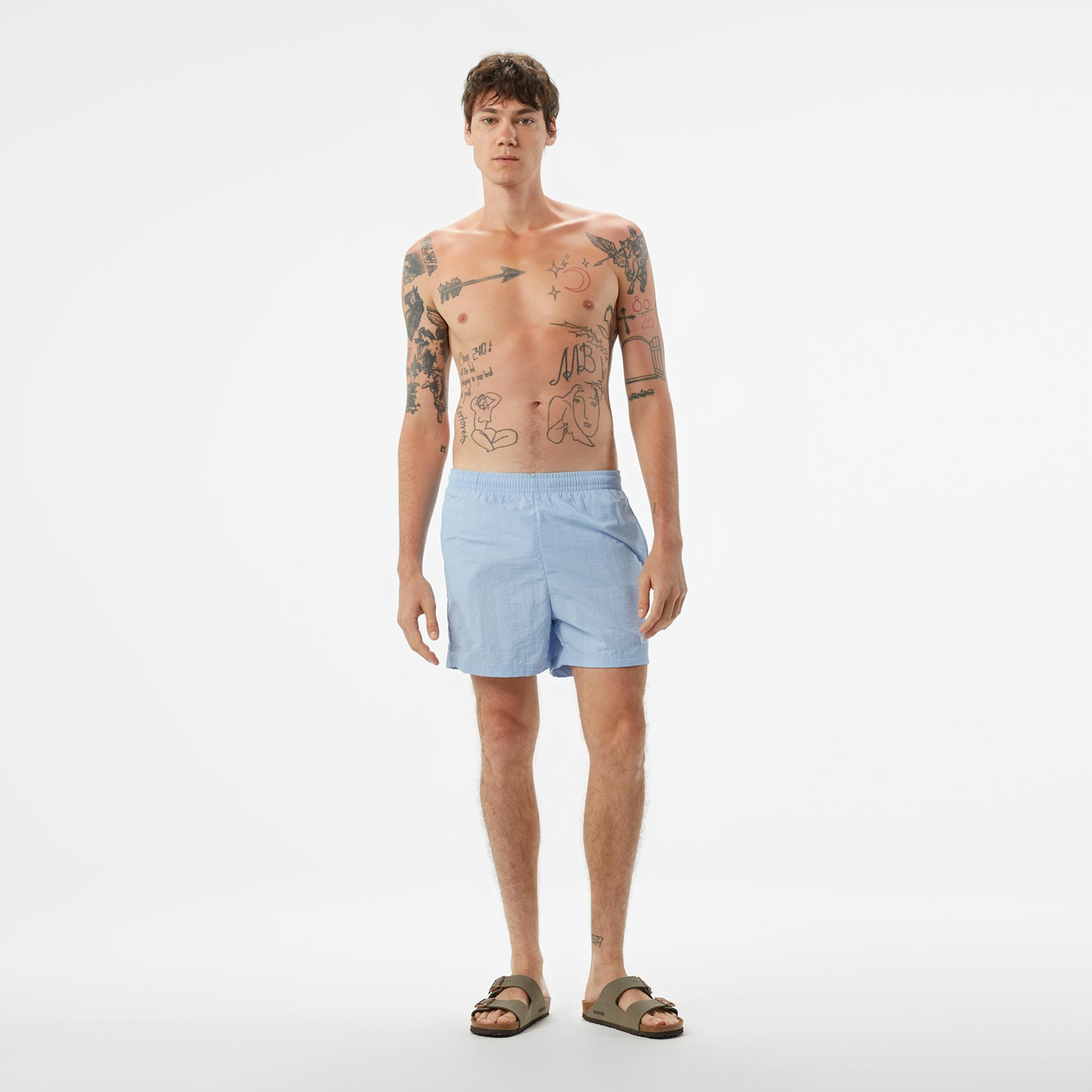 Karl Kani Signature Swim Erkek Mavi Mayo