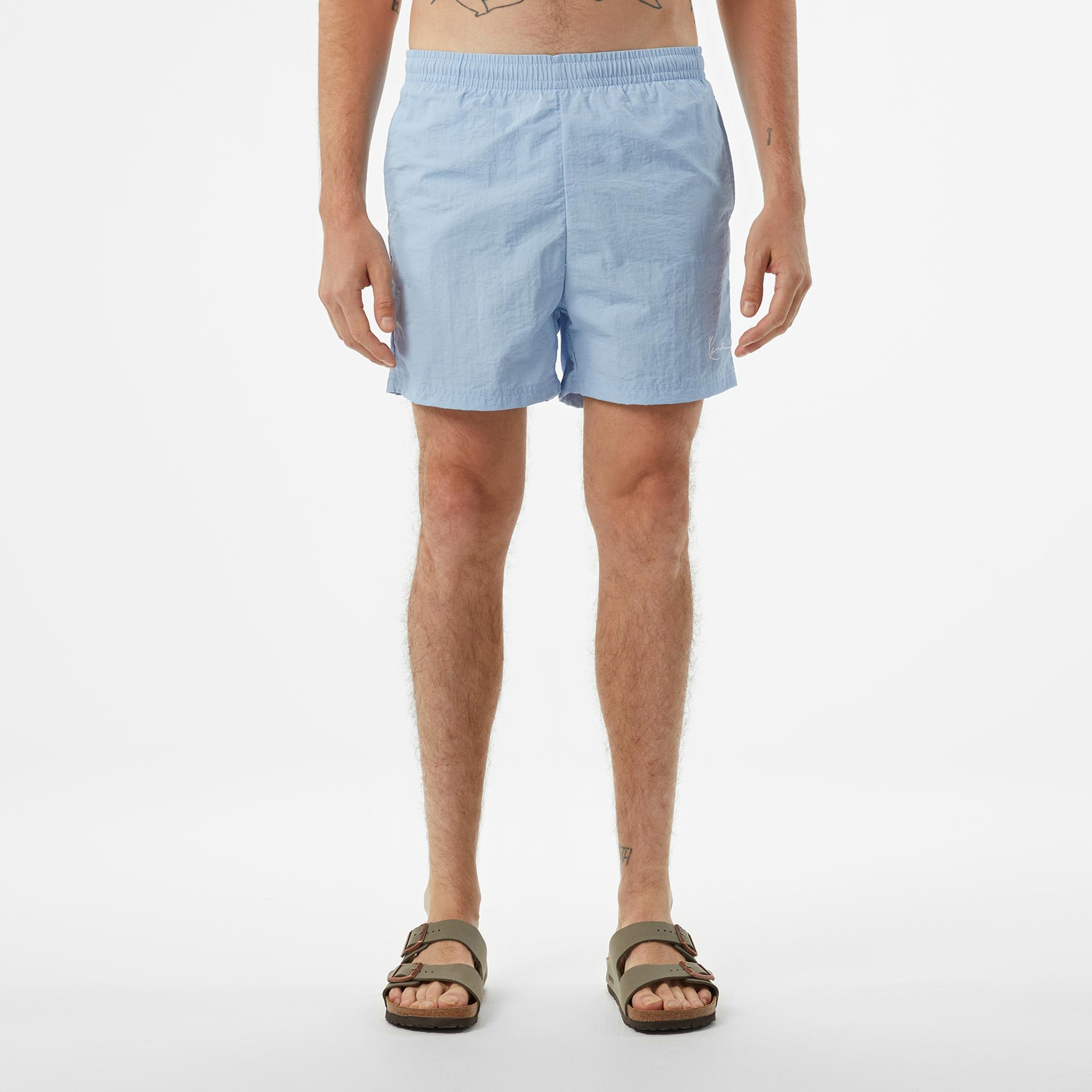 Karl Kani Signature Swim Erkek Mavi Mayo