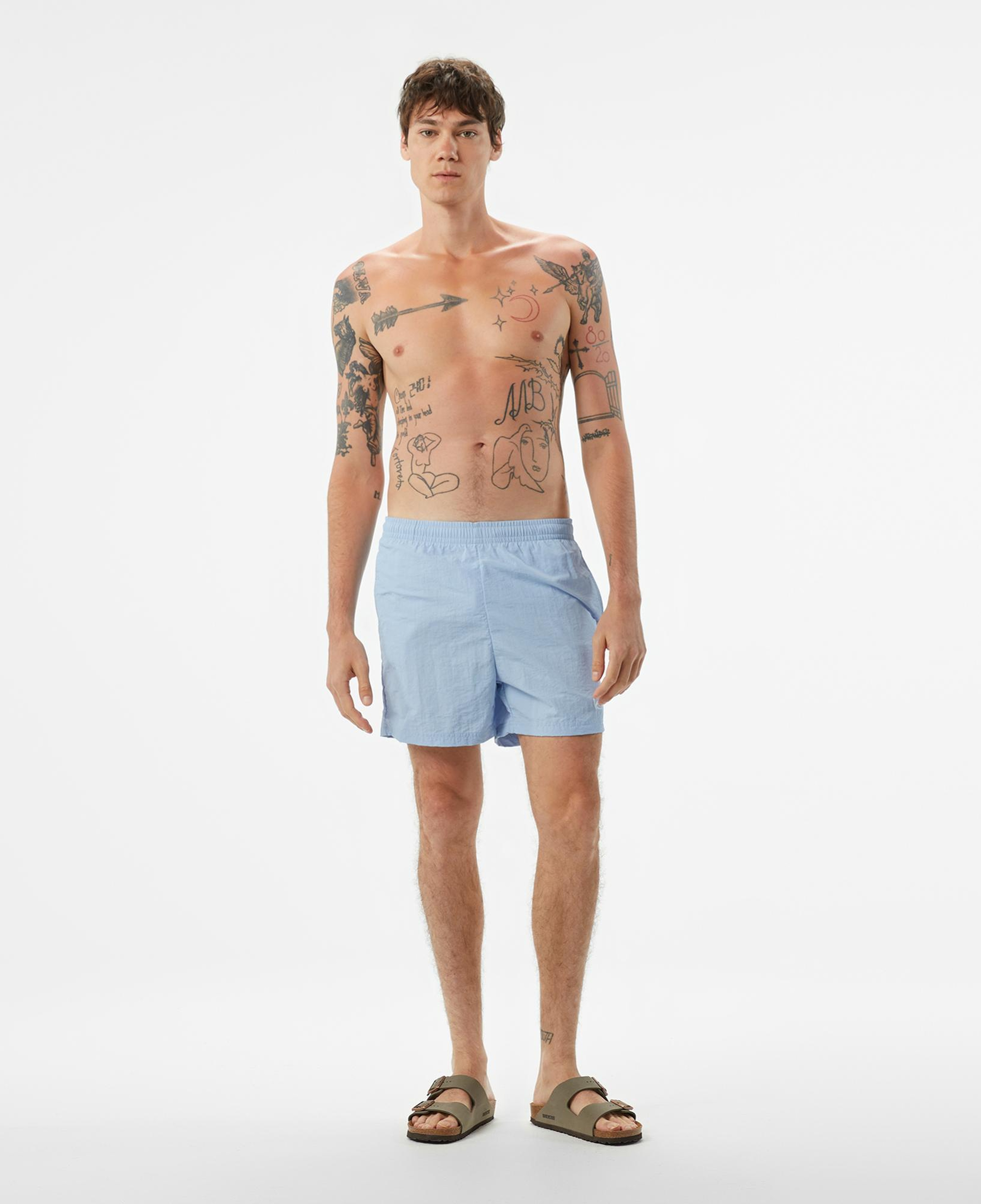 Karl Kani Signature Swim Erkek Mavi Mayo