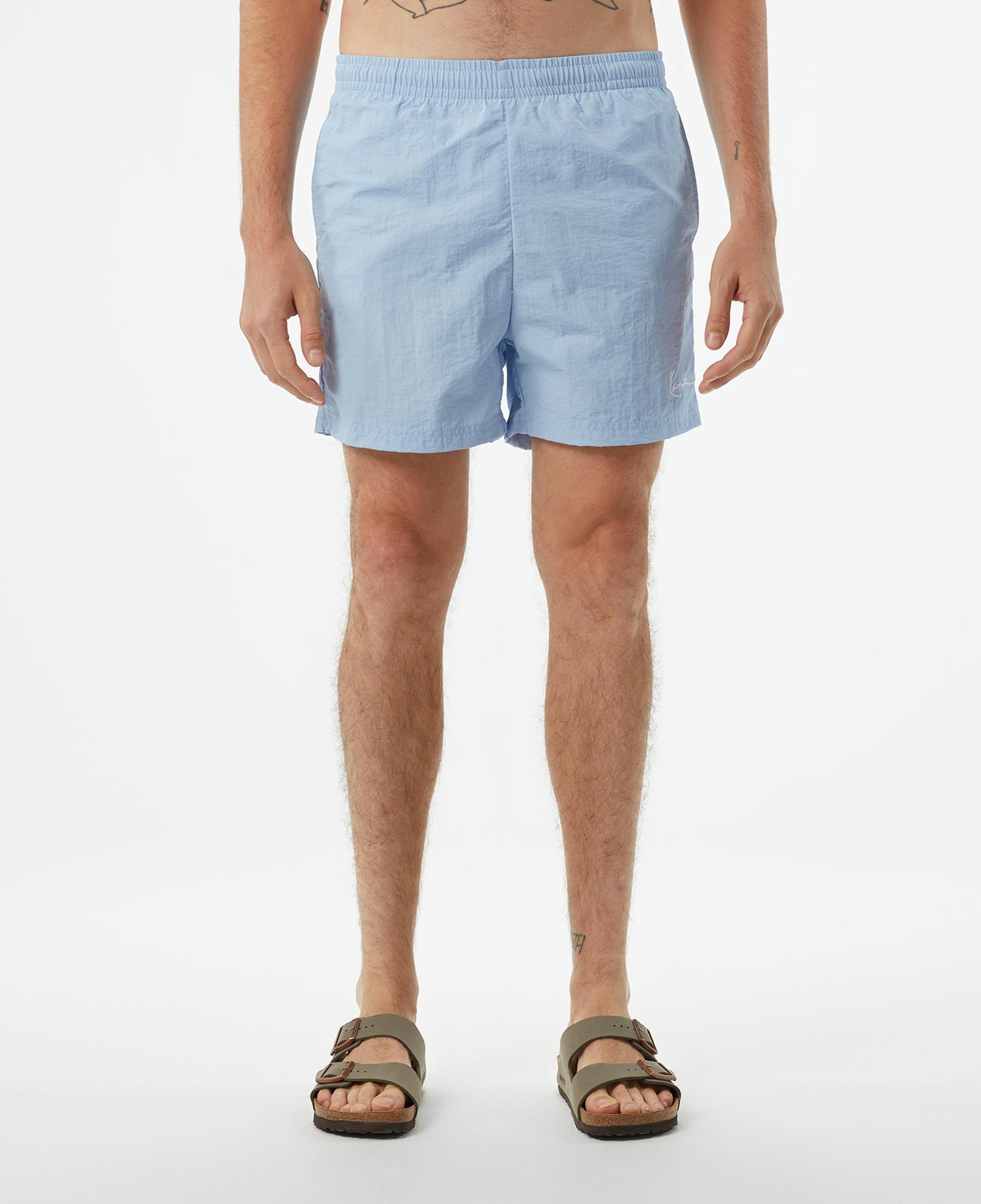 Karl Kani Signature Swim Erkek Mavi Mayo